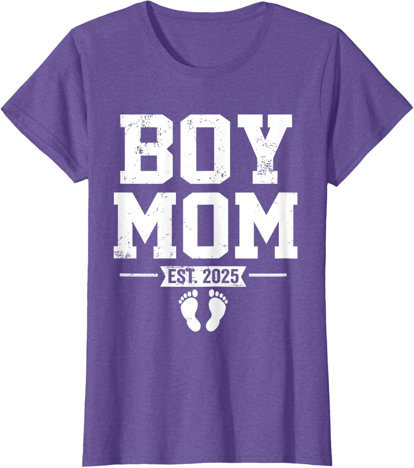 Boy Mom Established 2025 Newborn Mother's Day Gift T-Shirt - 13