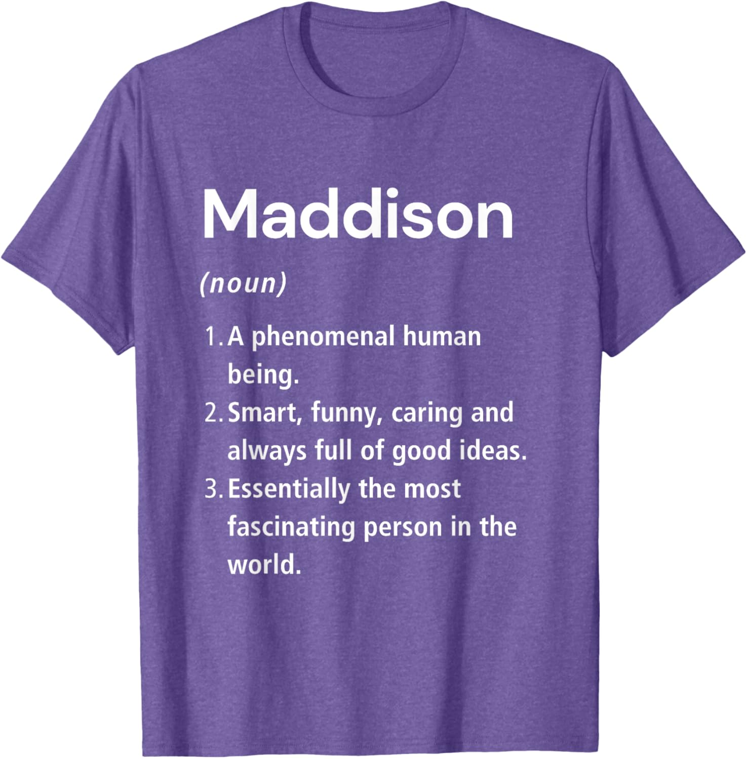 Funny Maddison Name Definition T-Shirt for Unique Style Lovers - 20