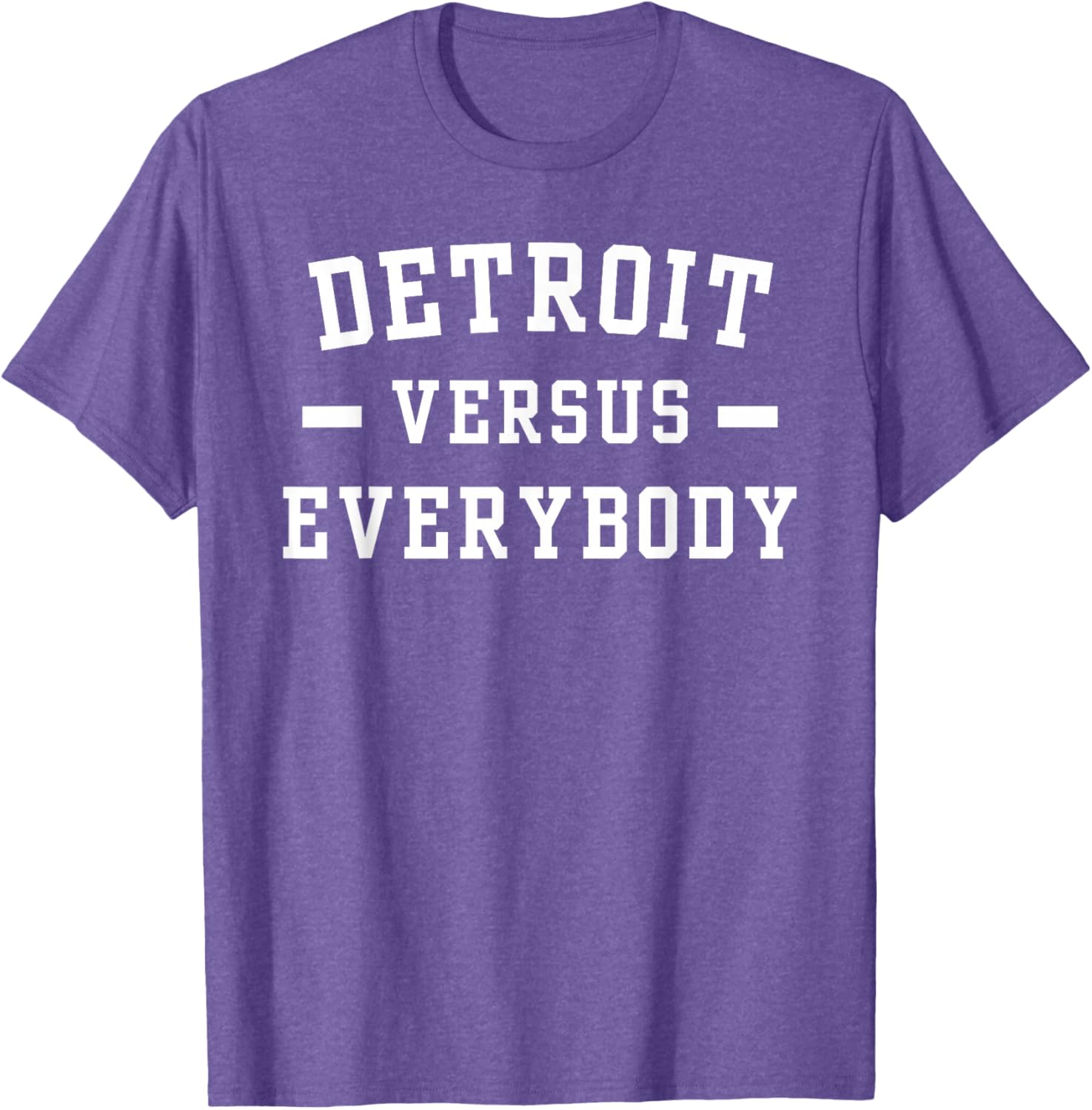 Detroit Versus Everybody Graphic Tee - Stylish Casual Wear for Fans - 8
