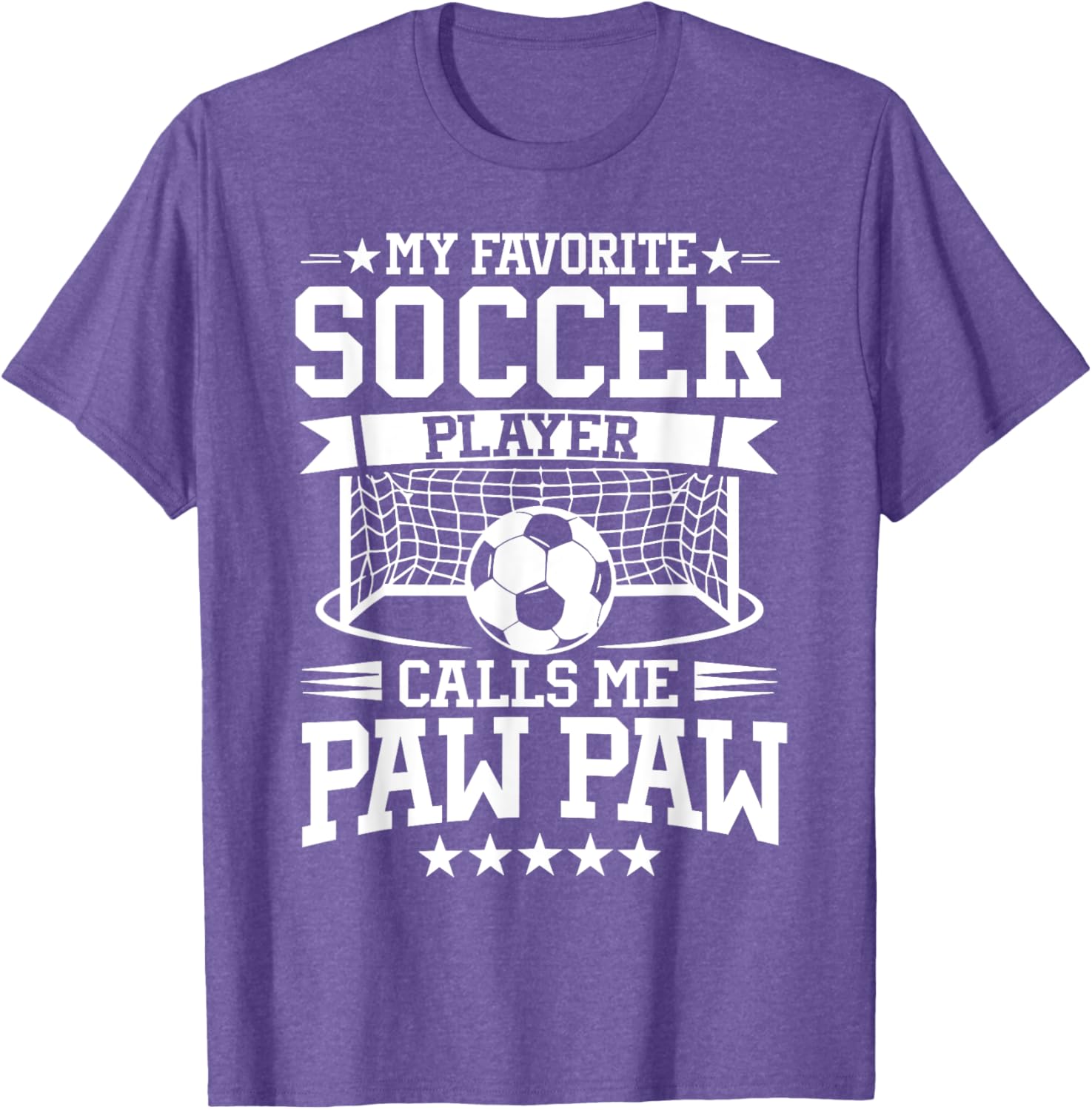 My Favorite Soccer Player Calls Me Paw Paw T-Shirt for Soccer Fans - 2
