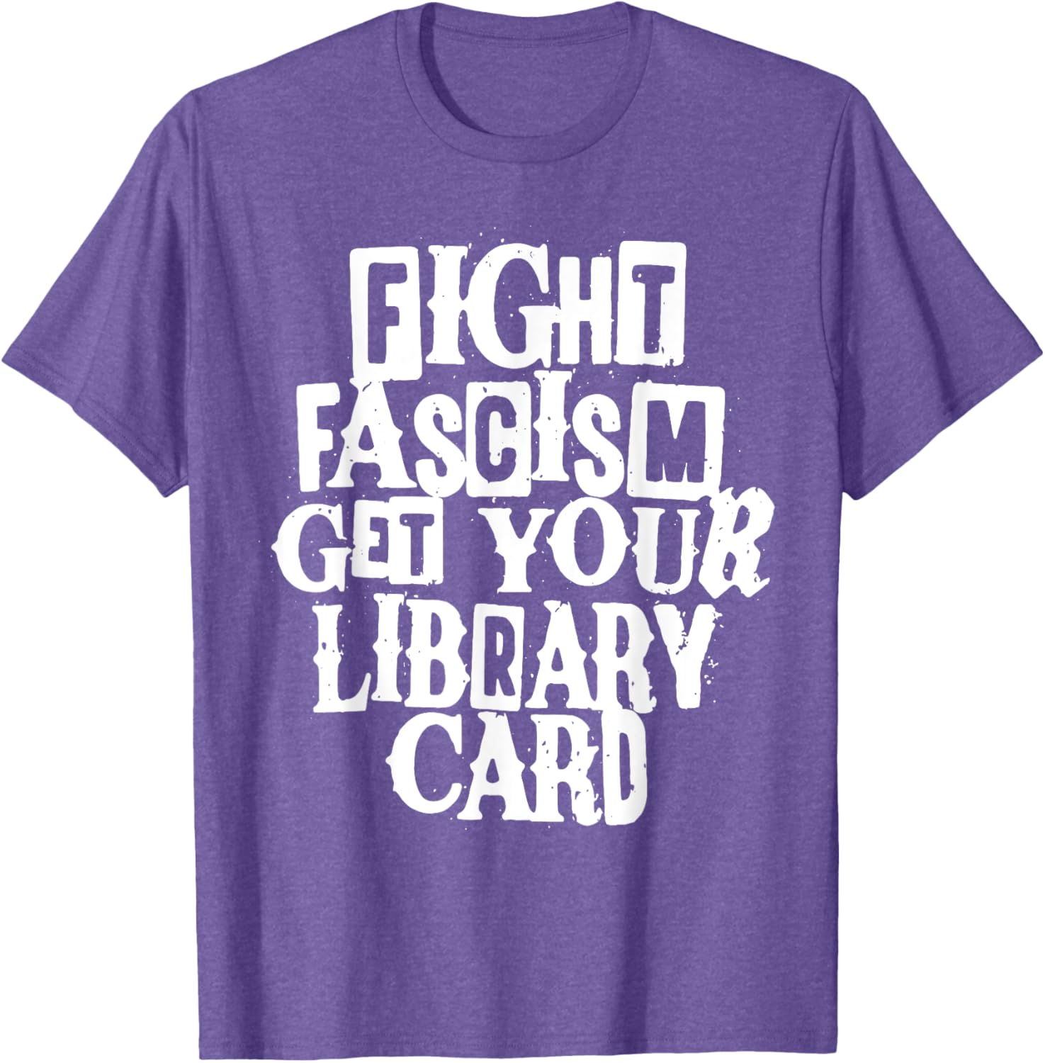Fight Fascism Get Your Library Card T-Shirt for Book Lovers and Activists - 13