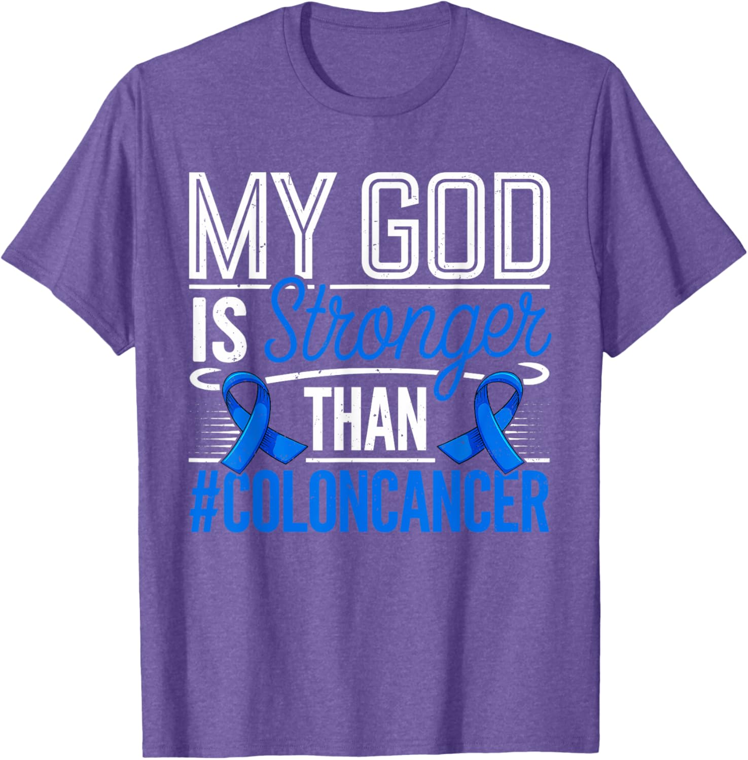 Funny Colon Cancer Awareness T-Shirt for Supportive and Stylish Advocacy - 4