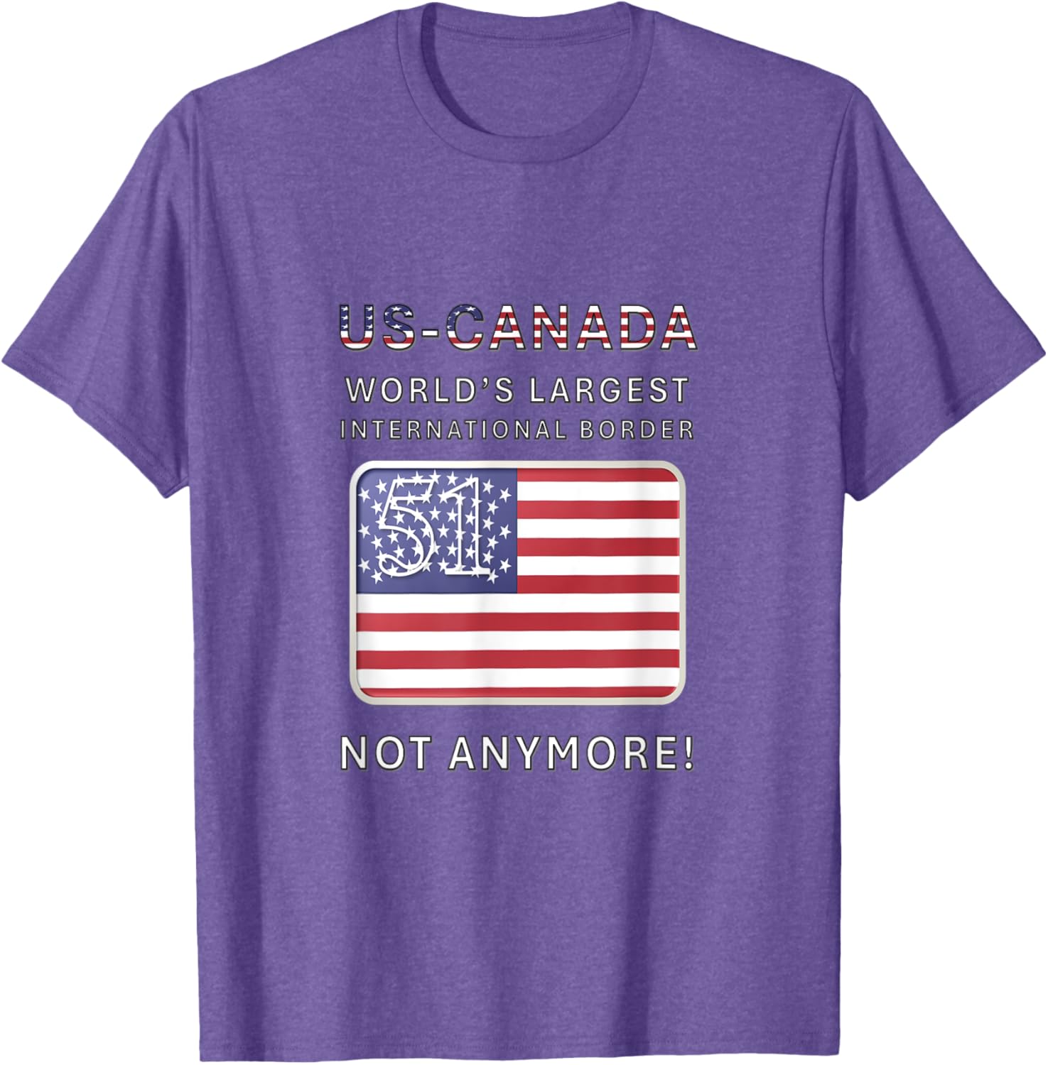 US-Canada Border MAGA T-Shirt - Proudly Celebrate Our Heritage - 6