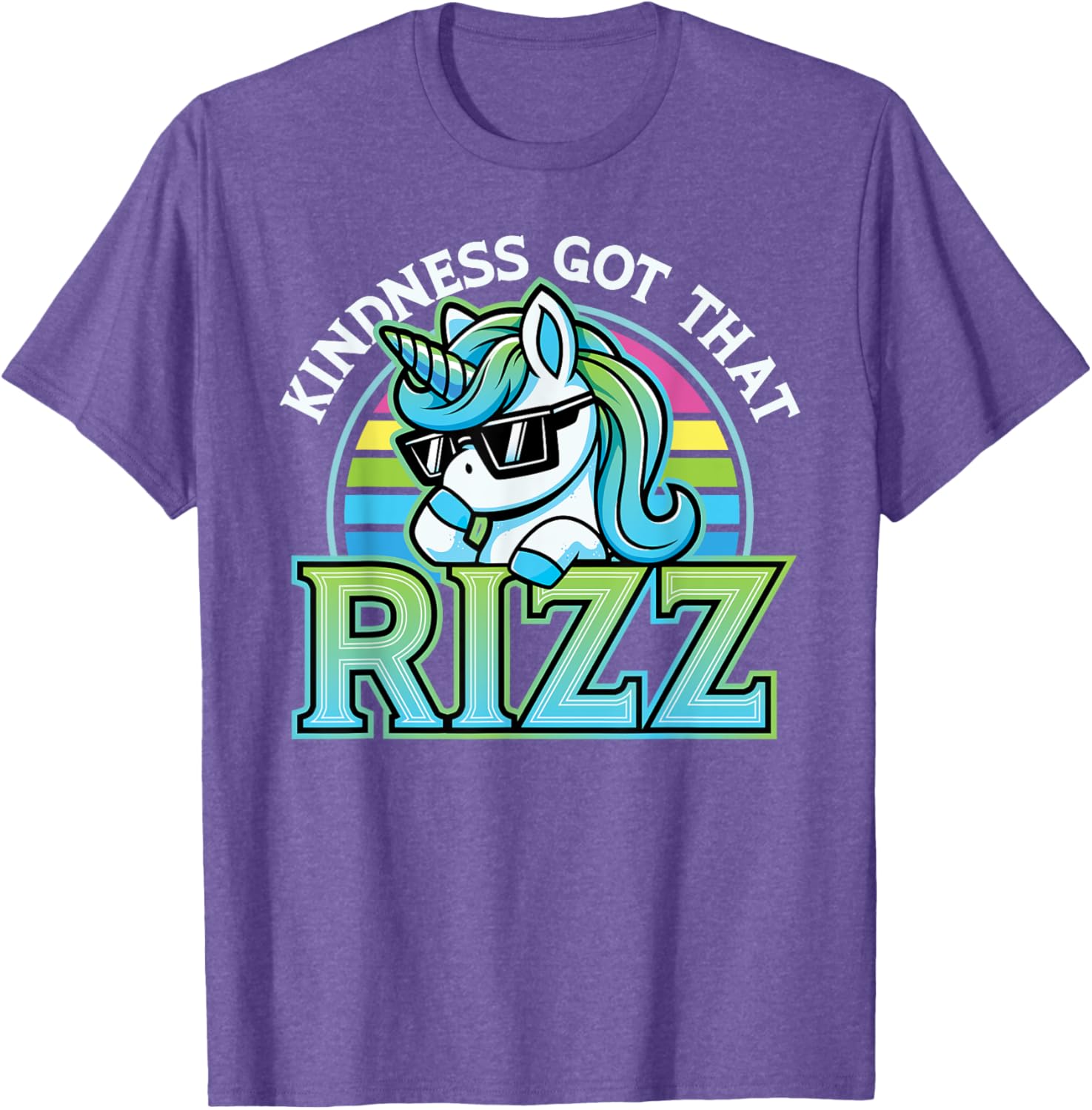 Kindness Anti Bullying Week Unicorn Got Rizz T-Shirt for Kids - 6