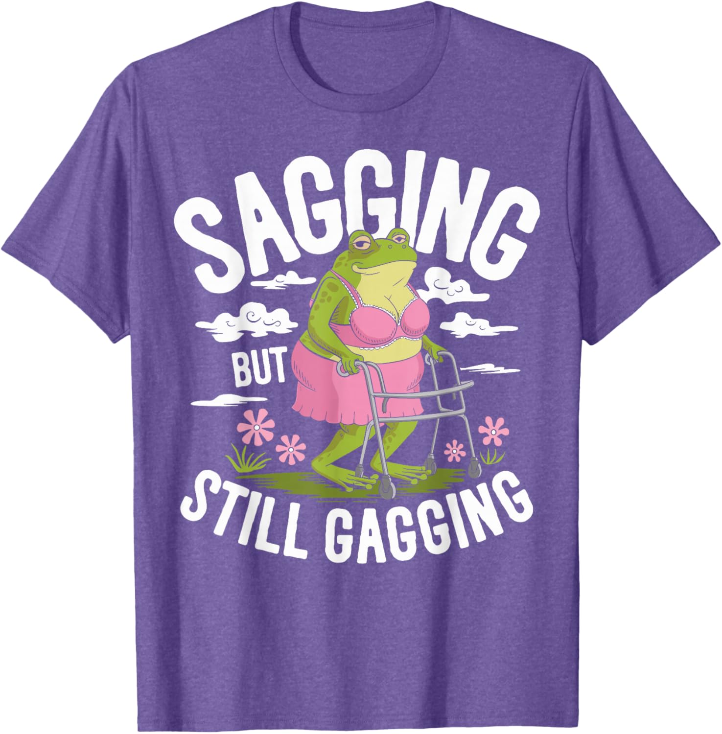 Funny Sagging Frog Meme T-Shirt for Sarcastic Humor Lovers - 12