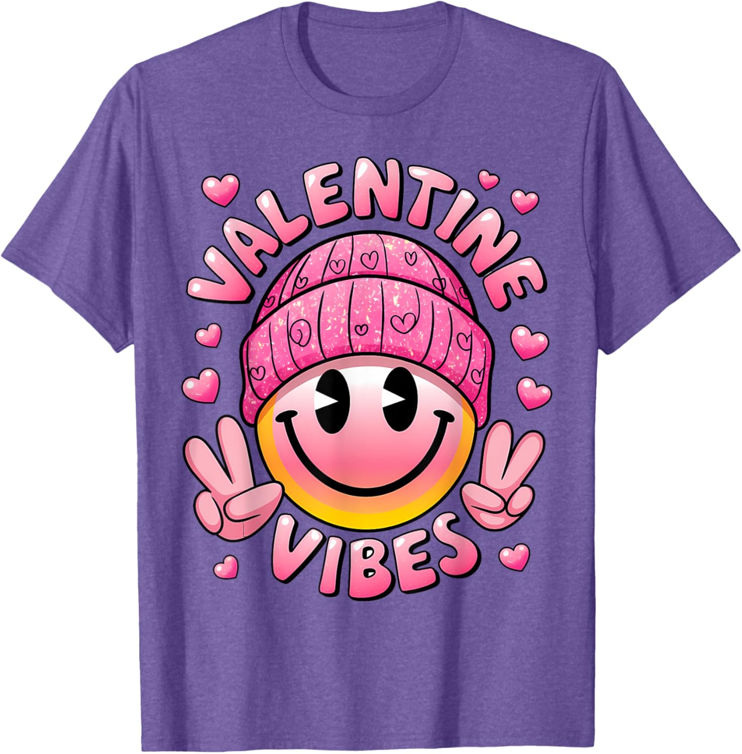 Valentine Vibes T-Shirt for Men, Women, and Kids - Perfect for Love Day - 4