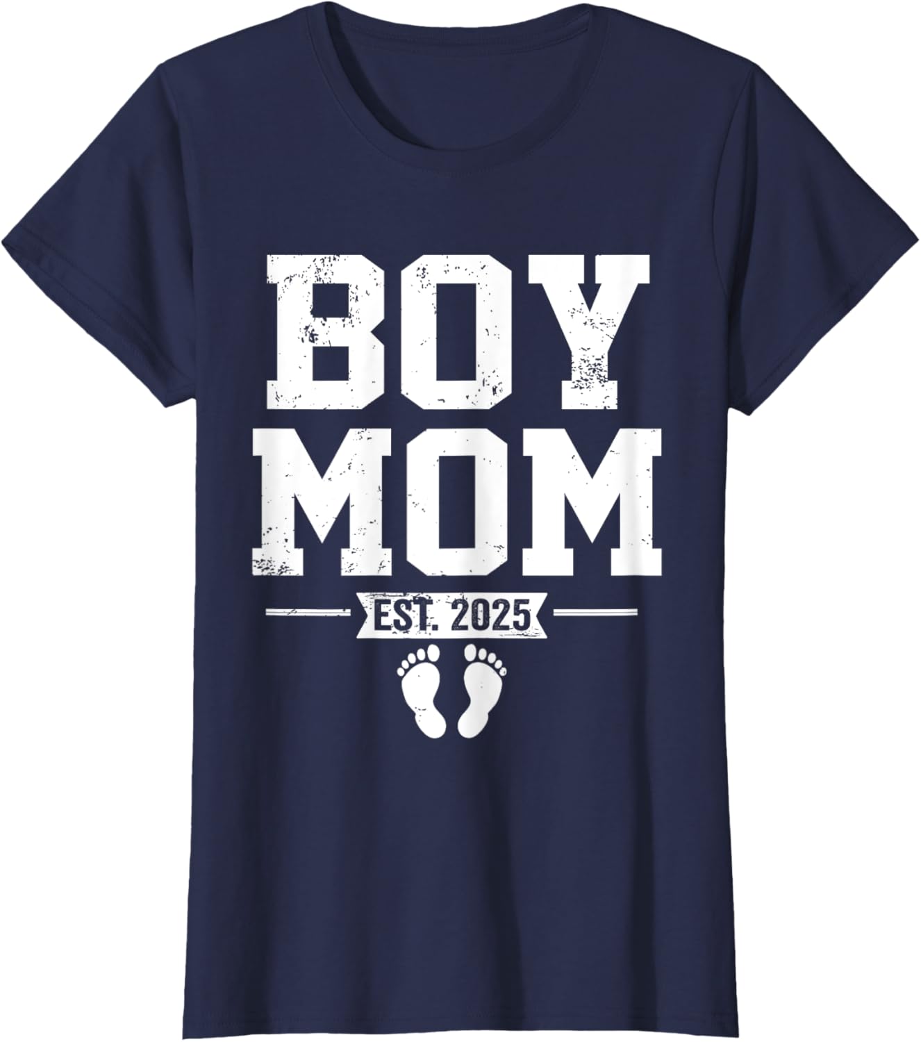 Boy Mom Established 2025 Newborn Mother's Day Gift T-Shirt - 14