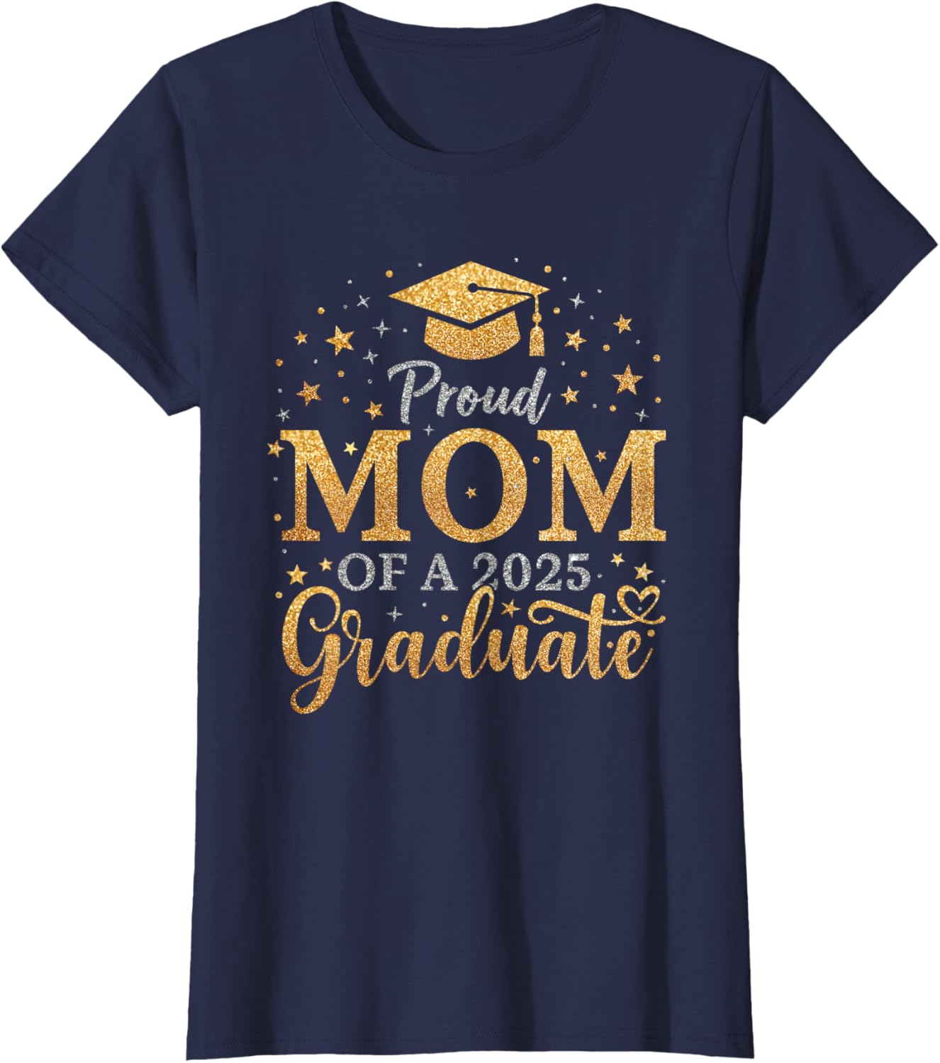 Funny Senior Mom of Class of 2025 Graduate T-Shirt for Proud Moms - 5