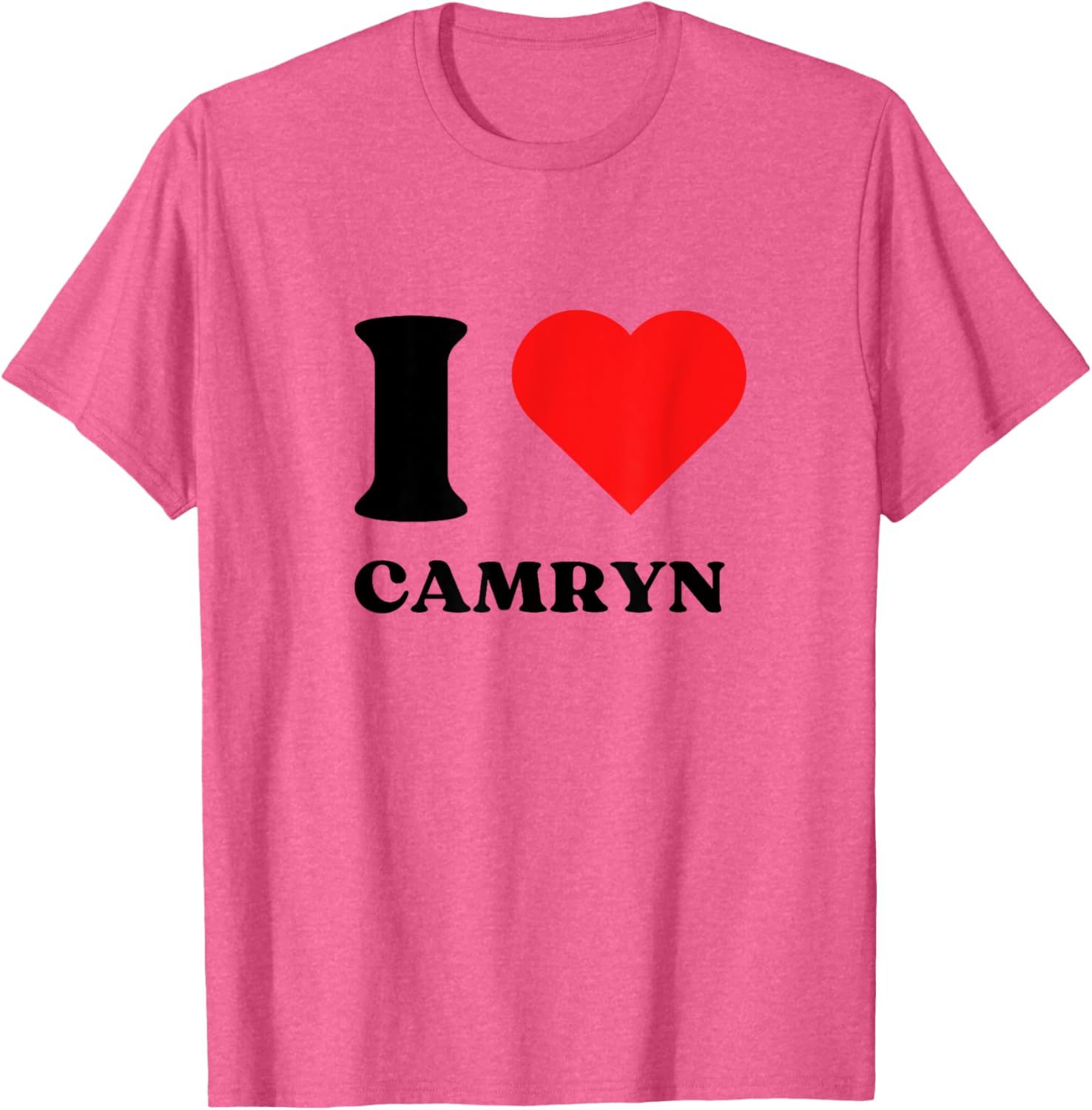 I Love Camryn Y2K Valentine's Day T-Shirt for Trendy Fashion Lovers - 3