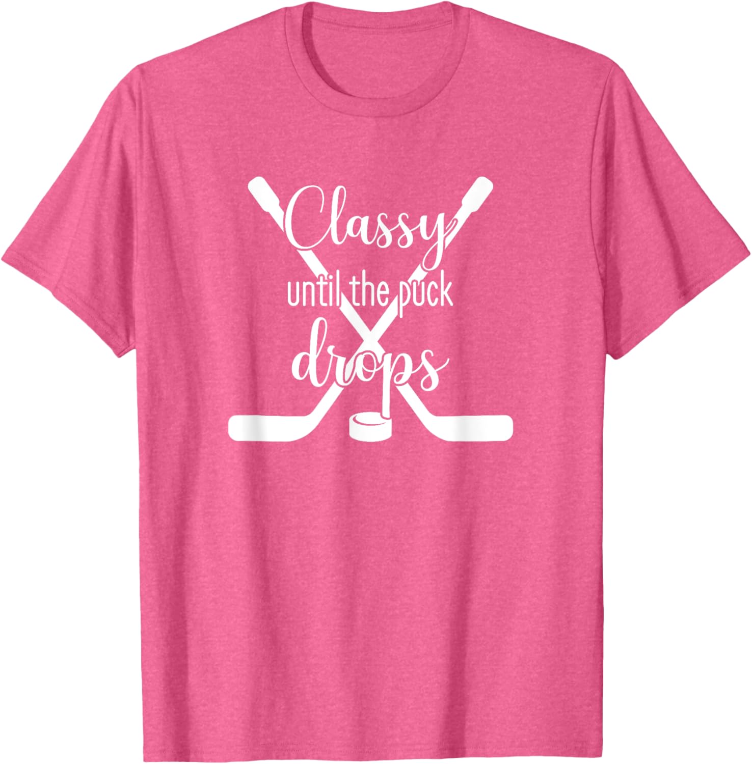 Classy Until the Puck Drops T-Shirt for Hockey Fans - Trendy Sportswear - 2