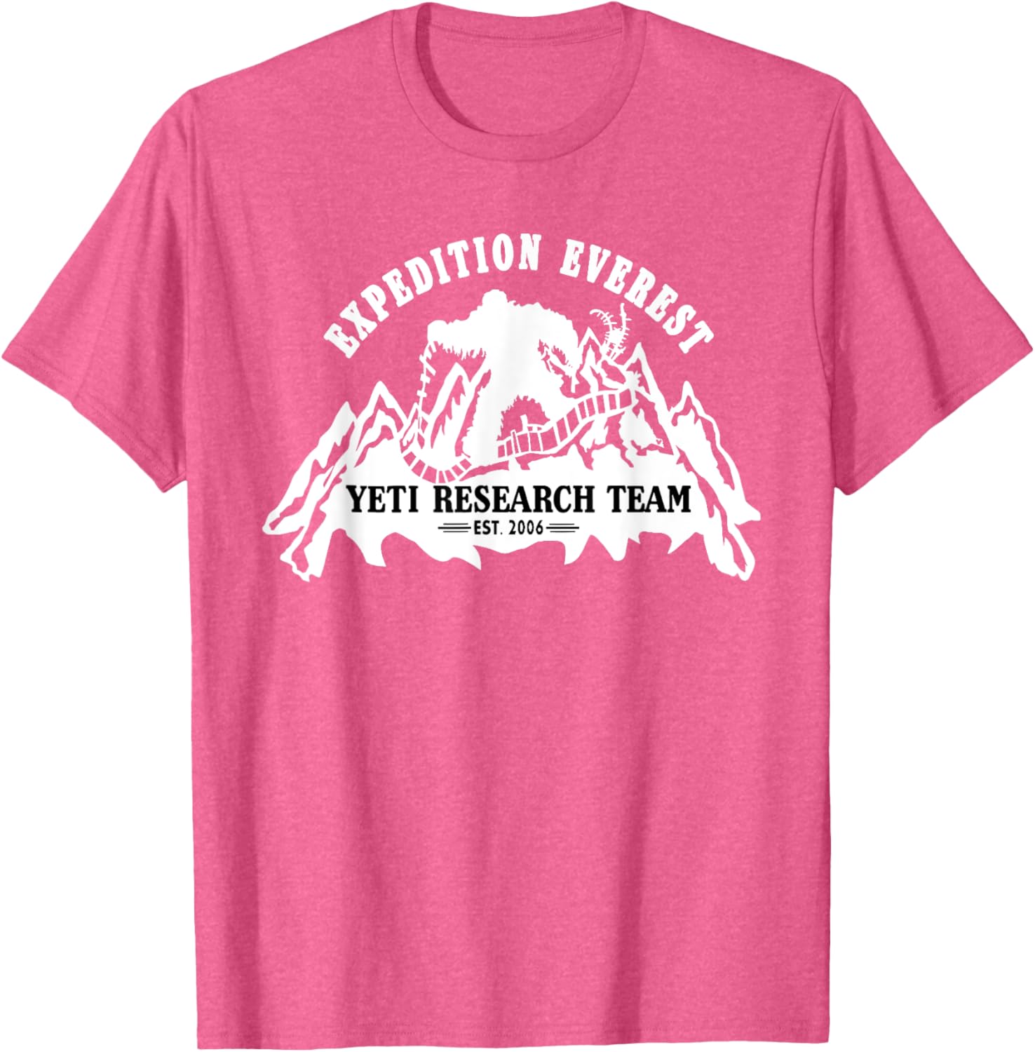 Mountain Lovers Expedition Everest Animal Theme Park Trip T-Shirt - 7