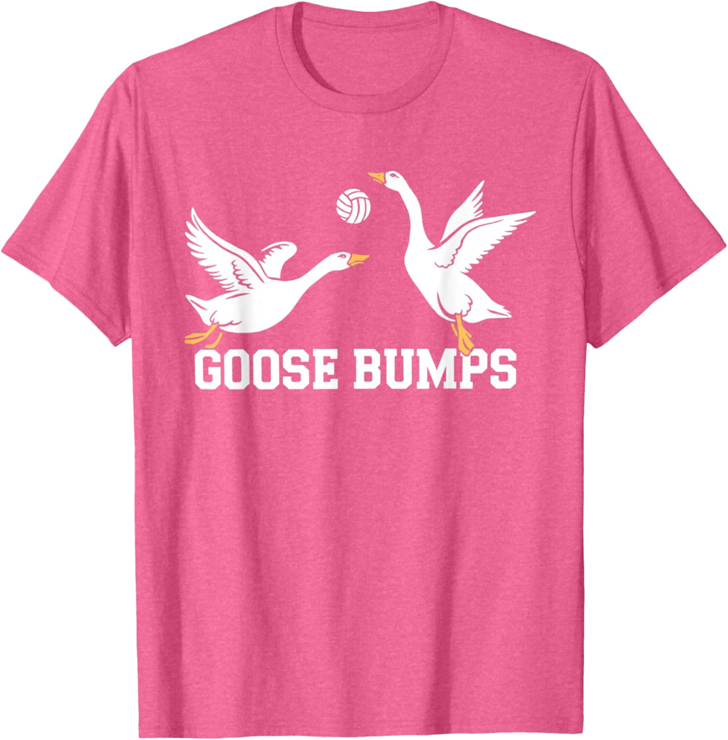 Goose Bumps Volleyball Spike T-Shirt for Sports Lovers and Athletes - 14