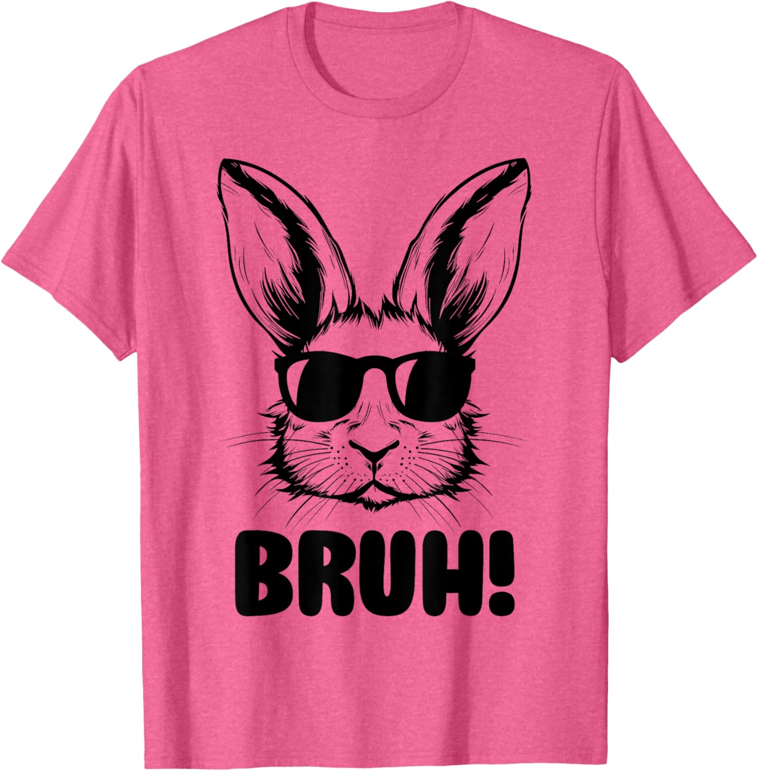 Funny Bunny Bruh Meme T-Shirt for Easter - Perfect for All Ages - 8