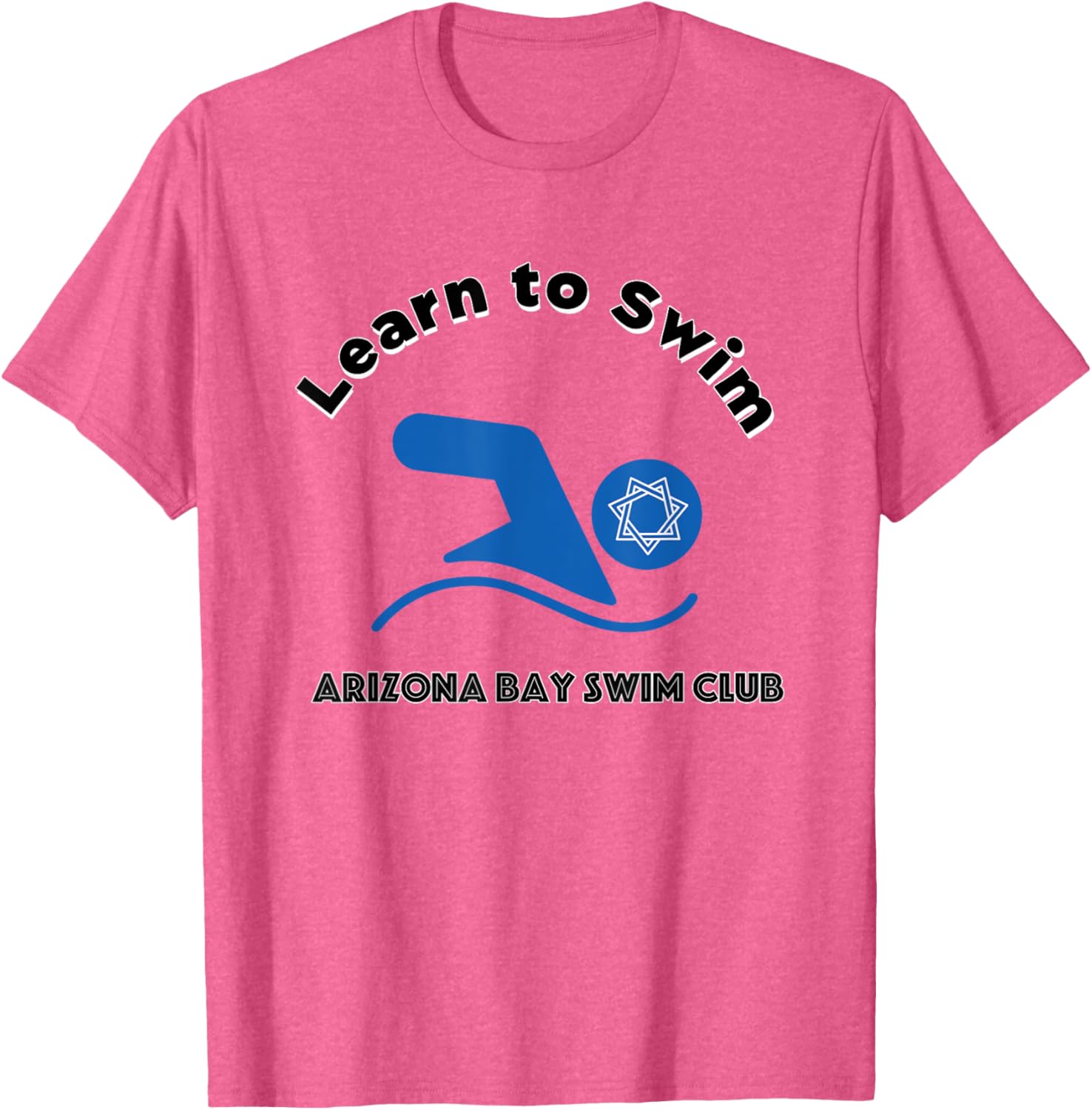 Learn to Swim Club Bay Arizona T-Shirt Fun Summer Swimwear Apparel - 12