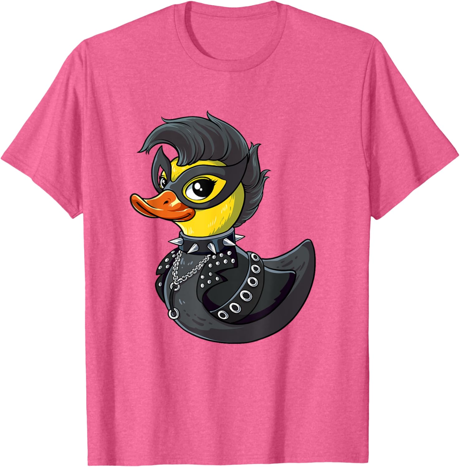 Punk Duck Rocker T-Shirt for Music Lovers - Cool Graphic Tee - 6