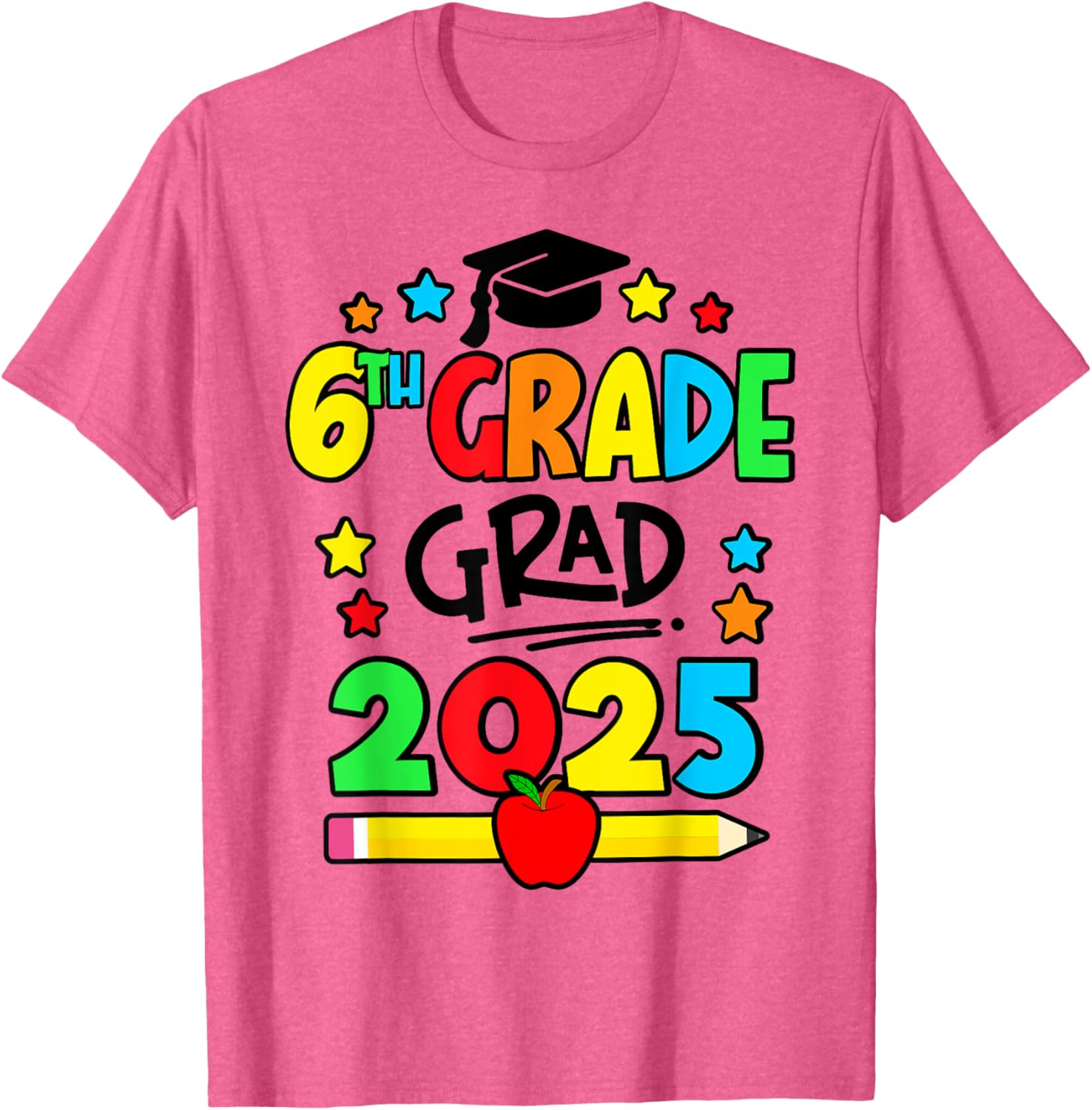 Sixth Grade Graduation T-Shirt 2025 Perfect for Elementary School Celebrations - 4