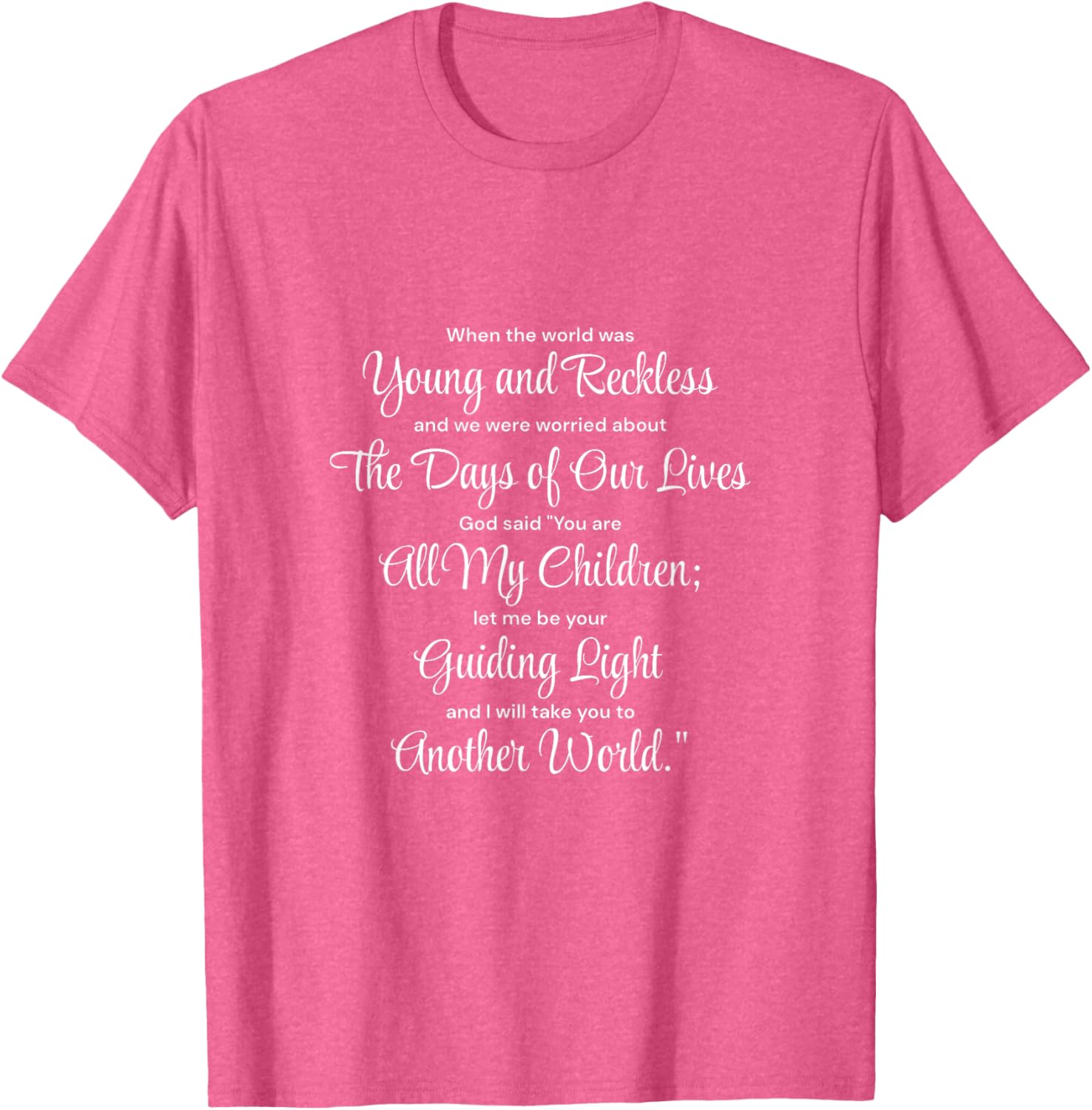 Christian Soap Opera Story T-Shirt Faith Inspired Clothing for Believers - 13
