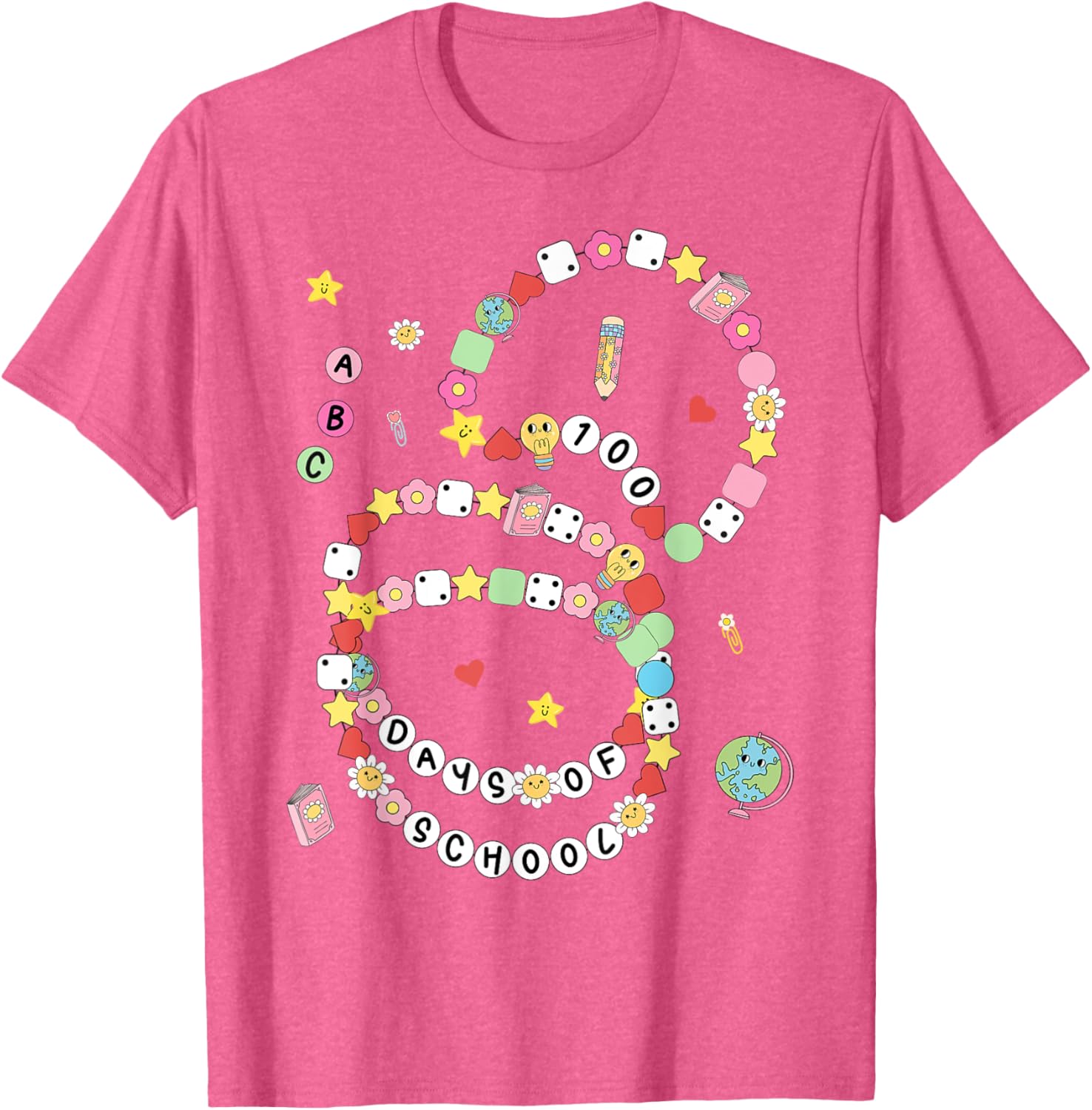 100 Days of School Bracelet and T-Shirt for Kids - Fun 100th Day Celebration - 19