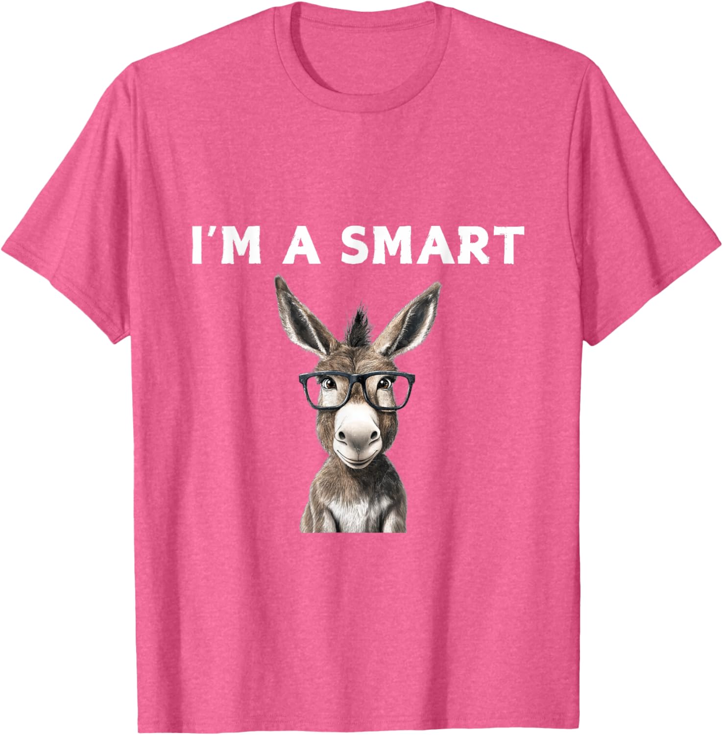 Smart Donkey T-Shirt for Fun Lovers - Unique and Stylish Graphic Tee - 8