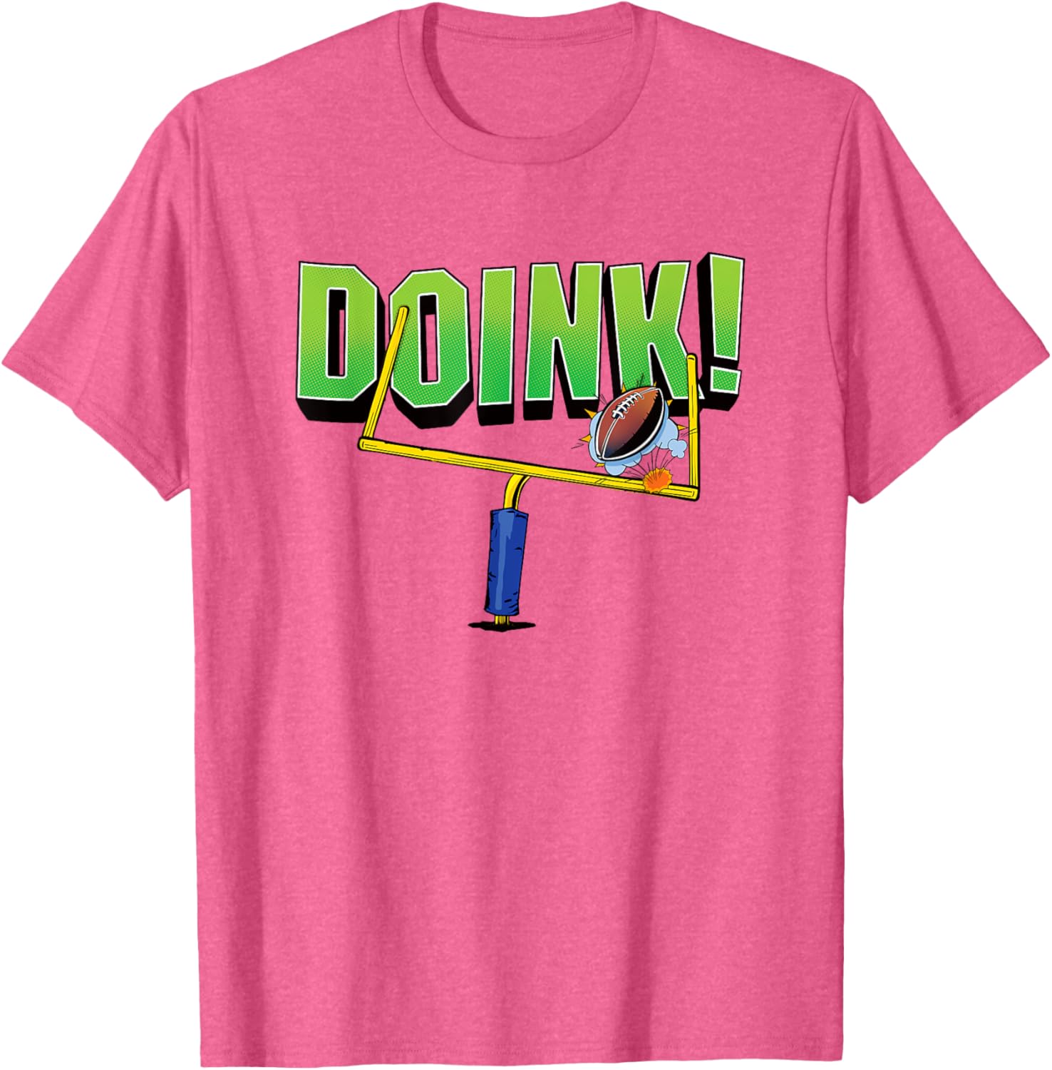 Funny Football Kicker T-Shirt for Fans Who Missed the Field Goal Posts - 1