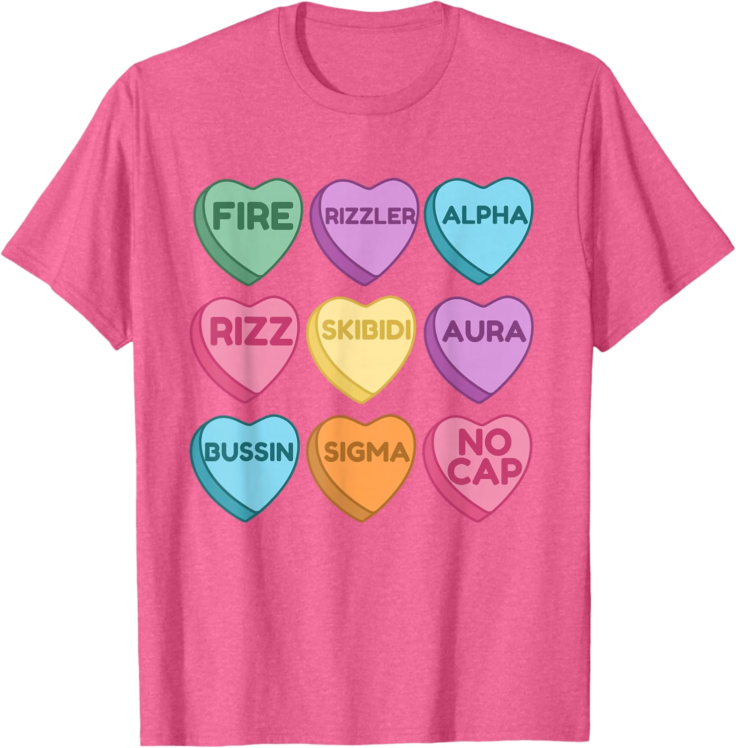 Skibidi Valentine's Day Funny Rizz T-Shirt for Trendy Love Birds - 16
