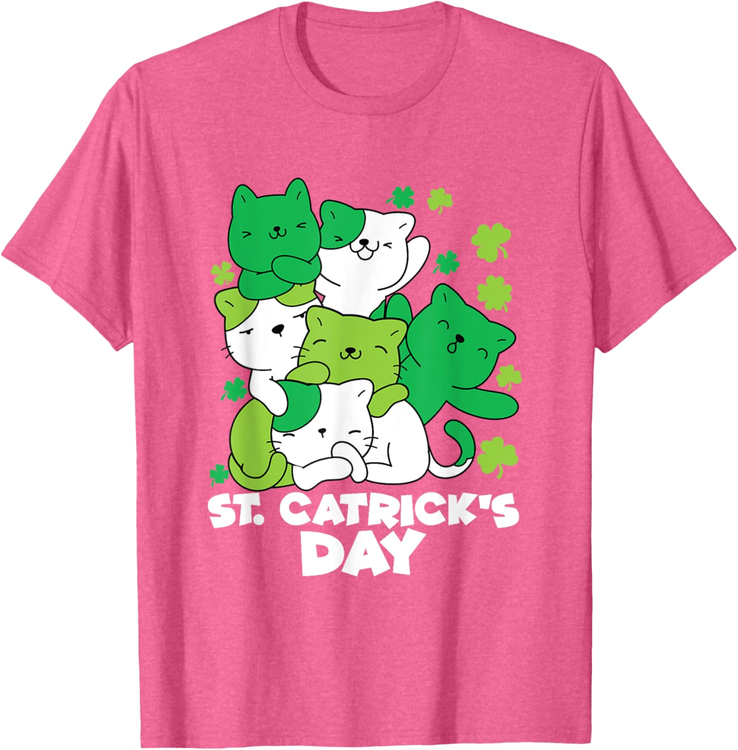 Cute Cat St. Patrick's Day Leprechaun T-Shirt for Festive Fun - 18