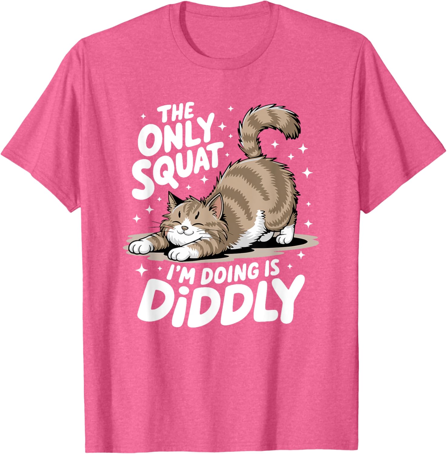 Funny Diddly Squat Cat T-Shirt for Men and Women - Perfect Gift for Cat Lovers - 11