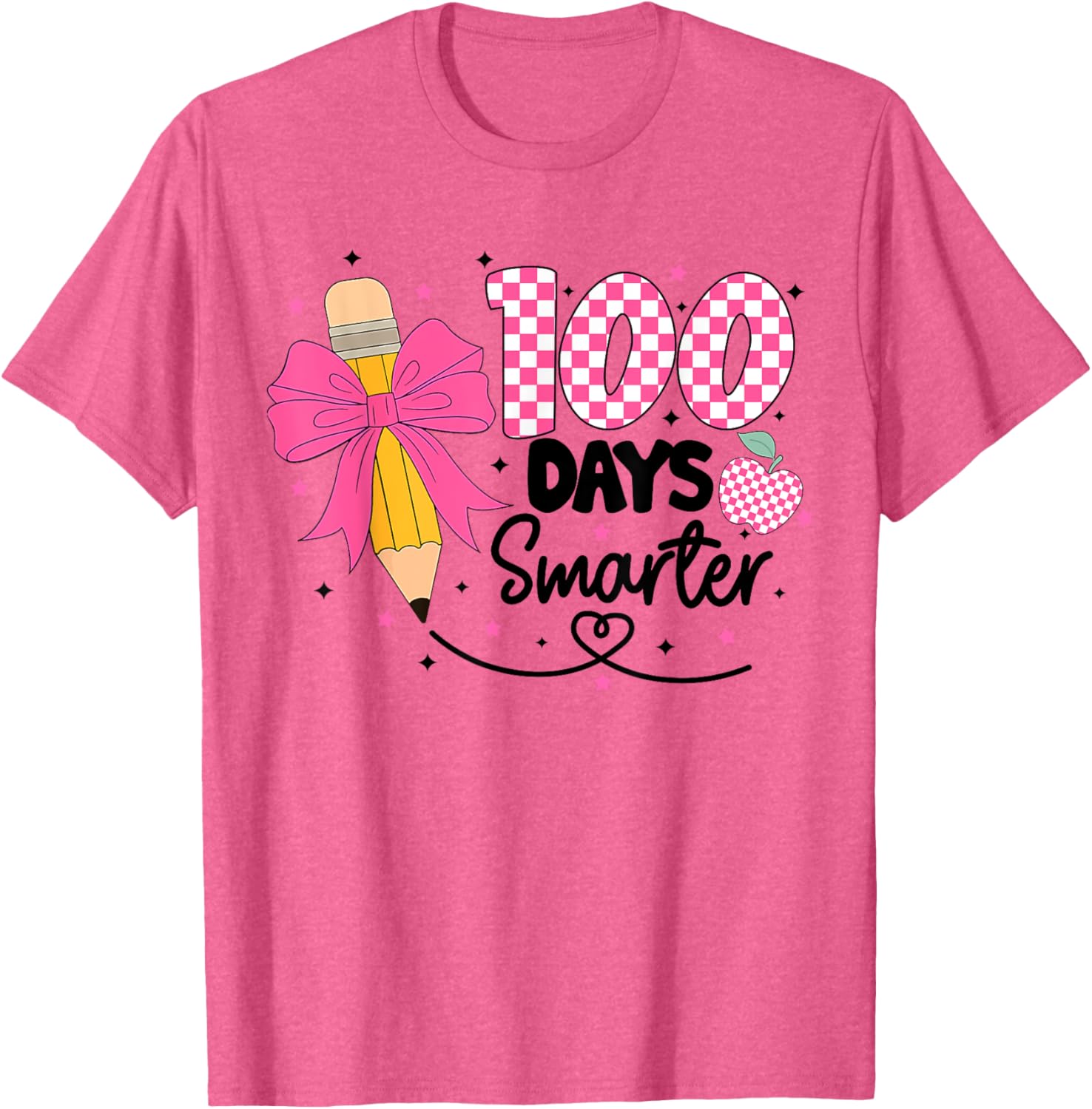 100 Days Smarter Toddlers Girls School 100th Day T-Shirt Fun Design - 13