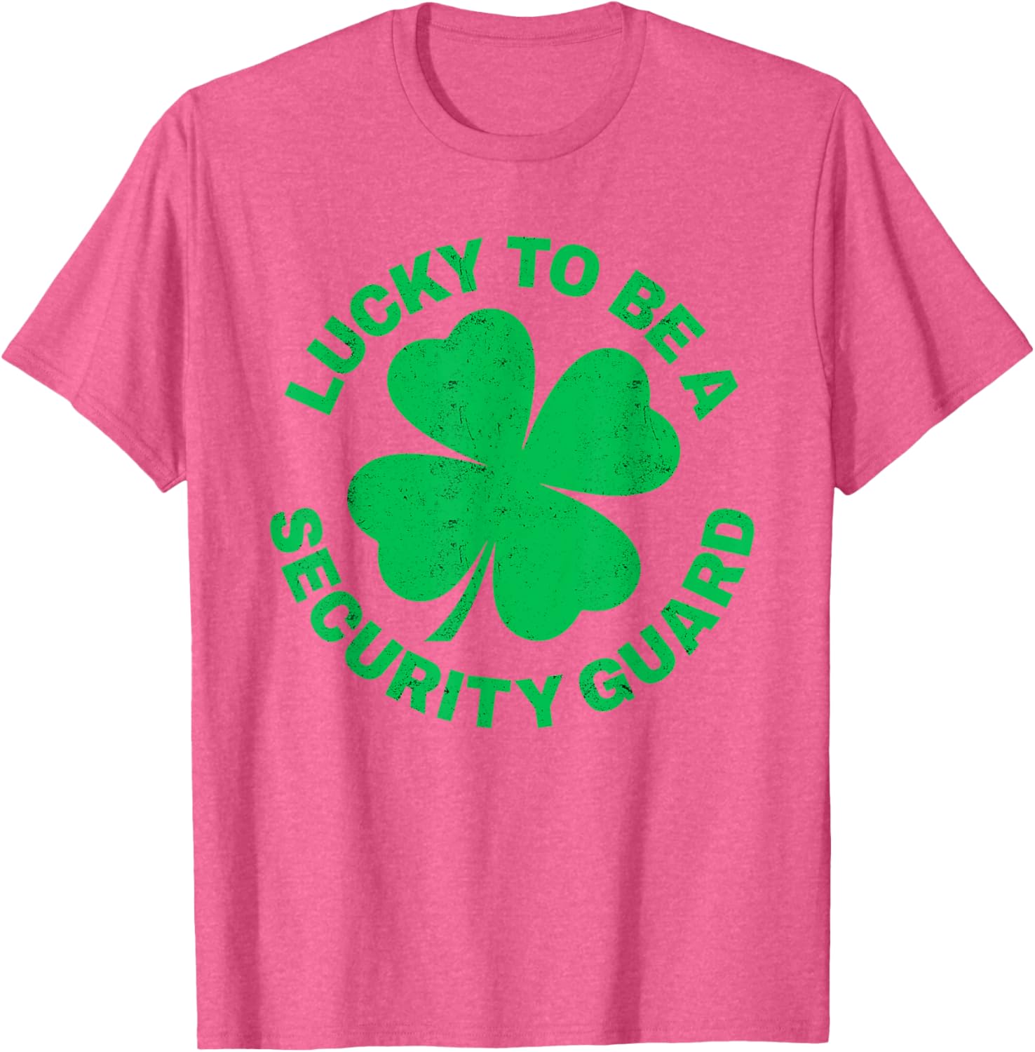 Lucky to Be a Security Guard St Patrick's Day T-Shirt for Irish Celebrations - 11