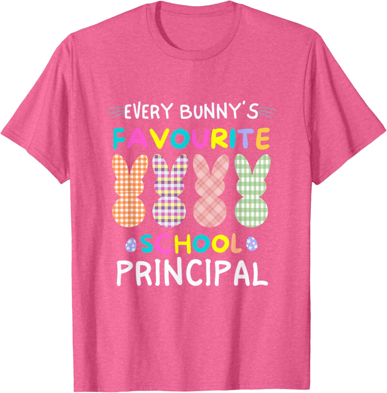 Every Bunny's Favorite Principal Easter Egg Hunt T-Shirt for Fun Celebrations - 20