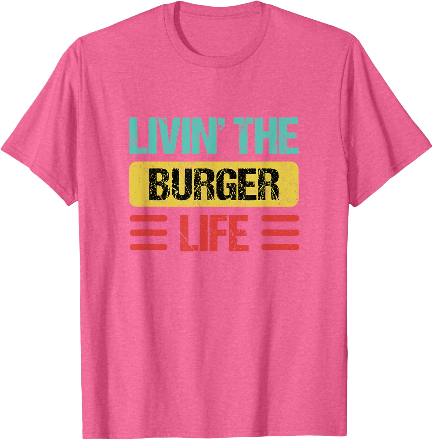 Funny Burger Name T-Shirt for Food Lovers - Casual Wear Tee - 14