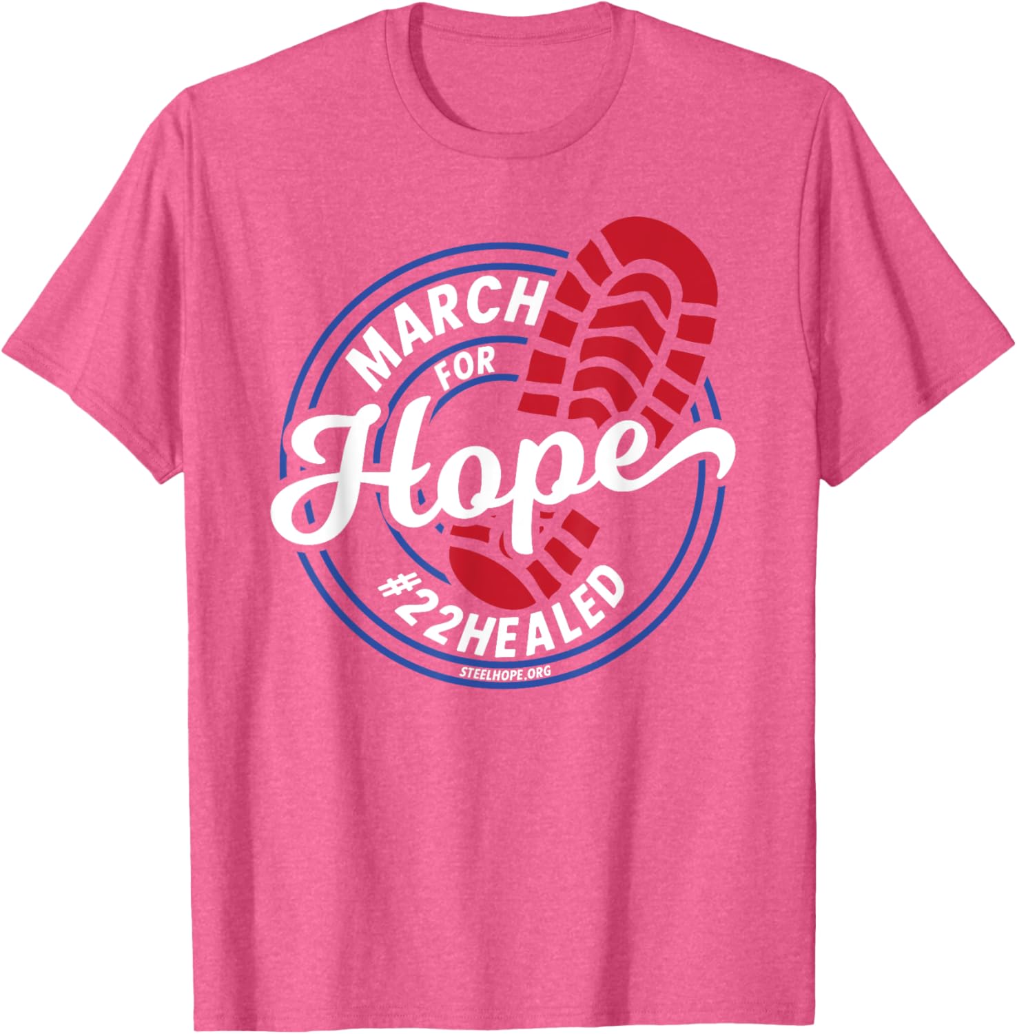 March for Hope Steel Hope T-Shirt - Hopeful Design for Every Occasion - 2