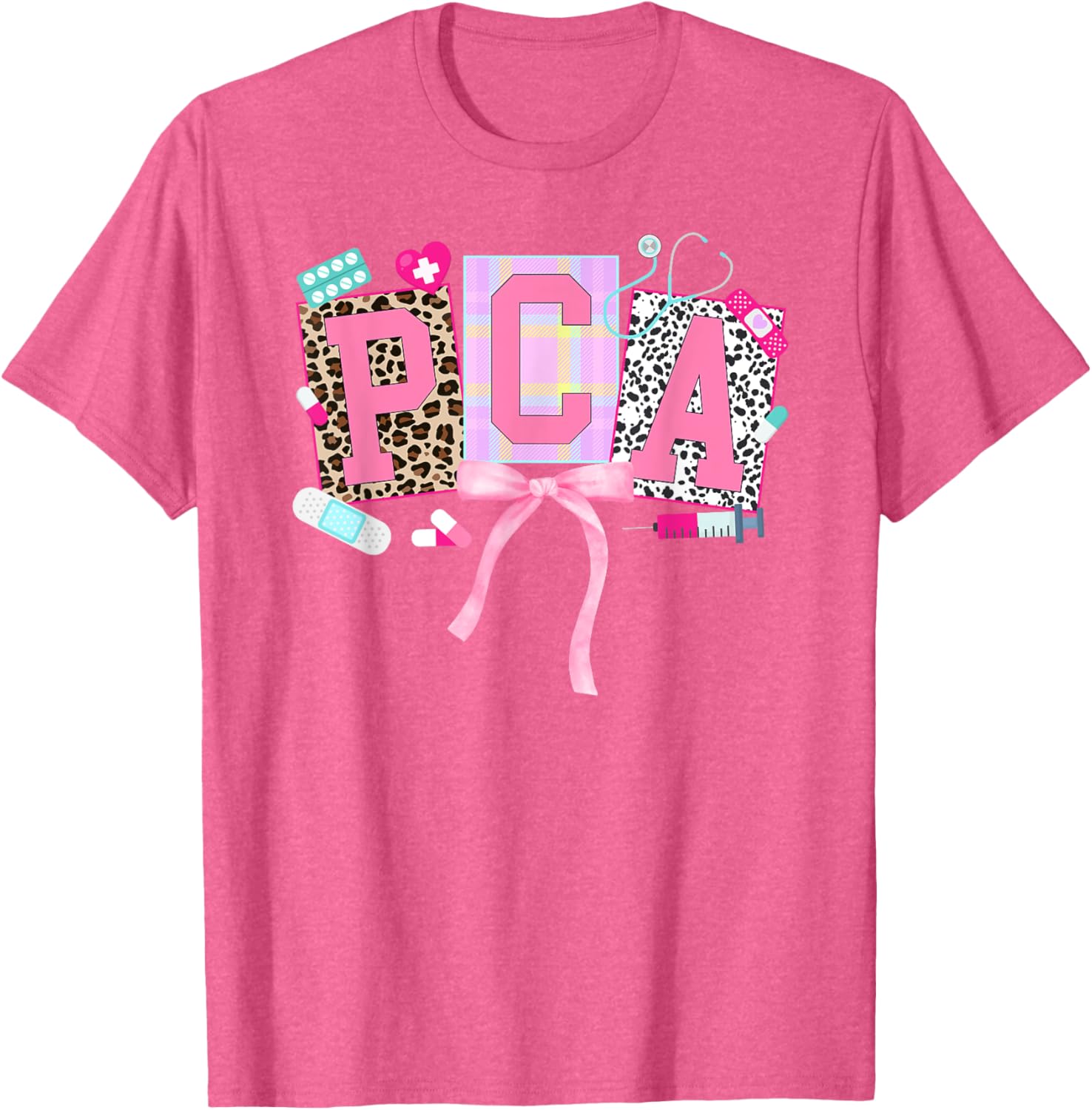 PCA Coquette Patient Care Assistant Nurse T-Shirt for Comfort and Style - 19