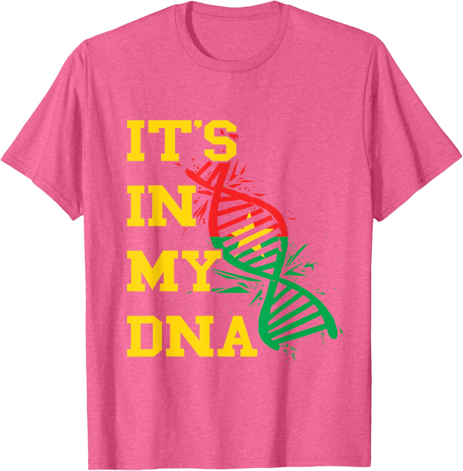 Burkina Faso Flag DNA Pride T-Shirt for Proud Burkina Fasoans - 21