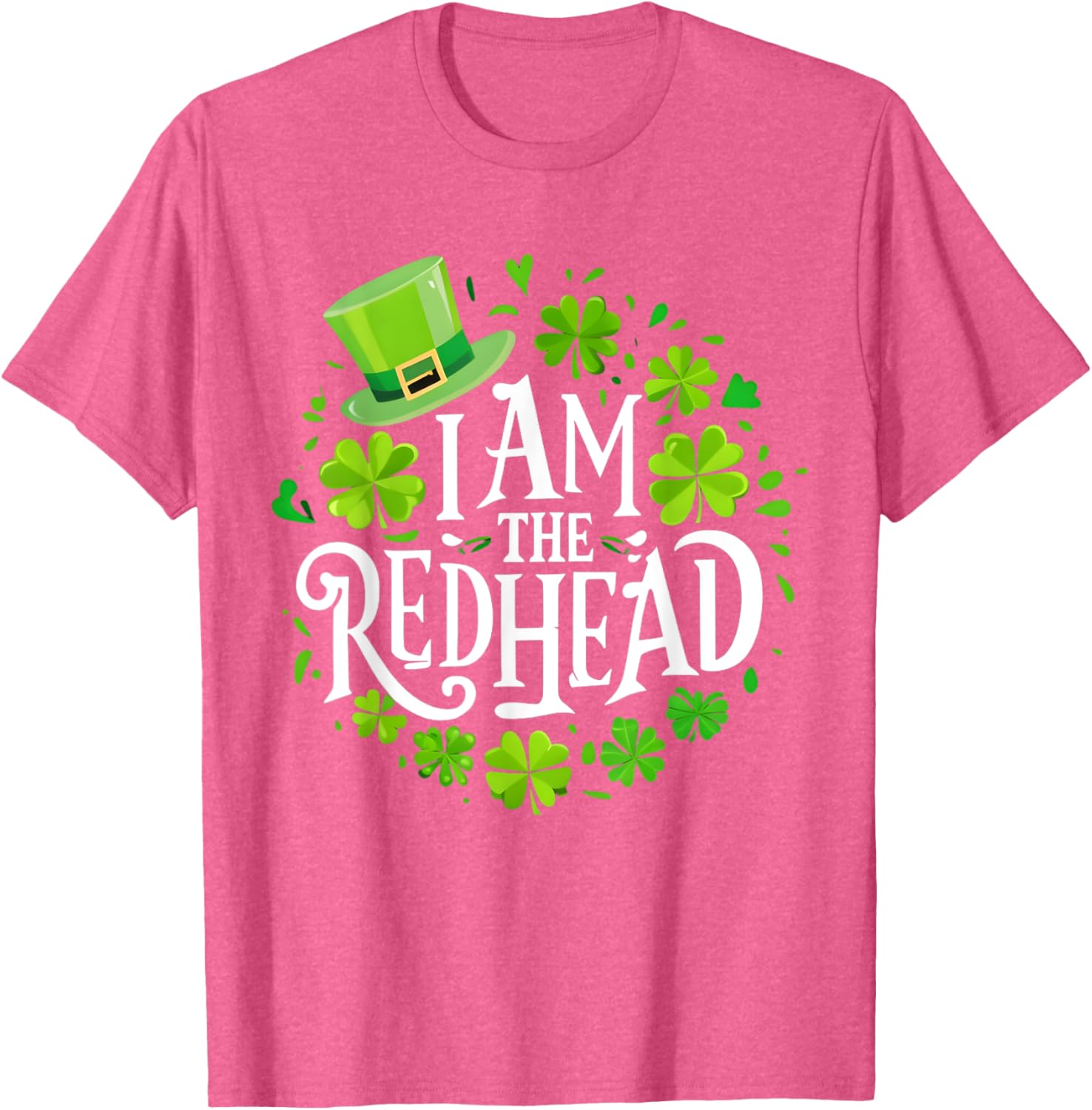 Funny St Patricks Day Redhead T-Shirt for Women - I Am The Redhead Dibs - 7
