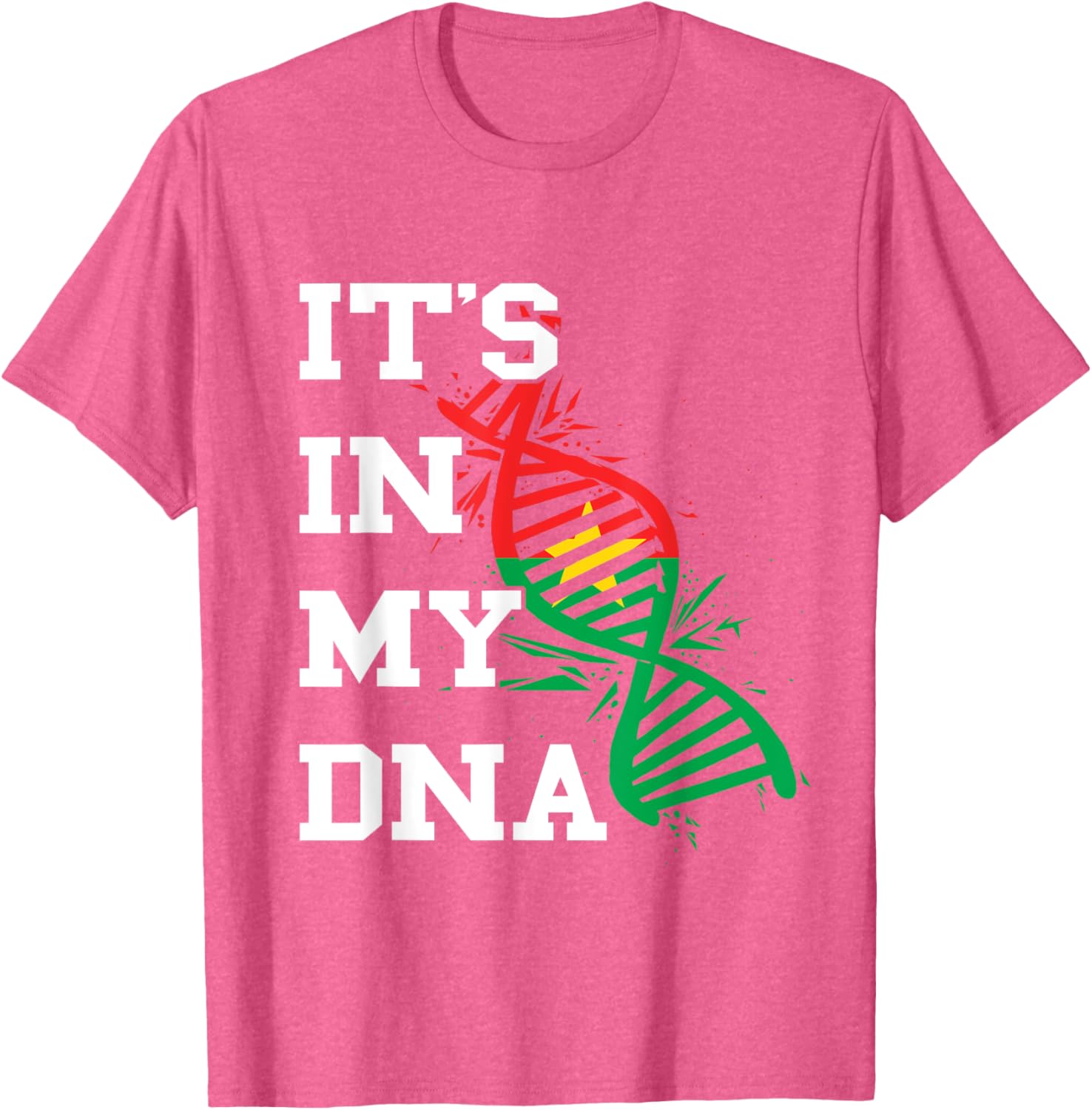Burkina Faso Flag Its In My DNA Burkina Fasoan Roots T-Shirt - 16