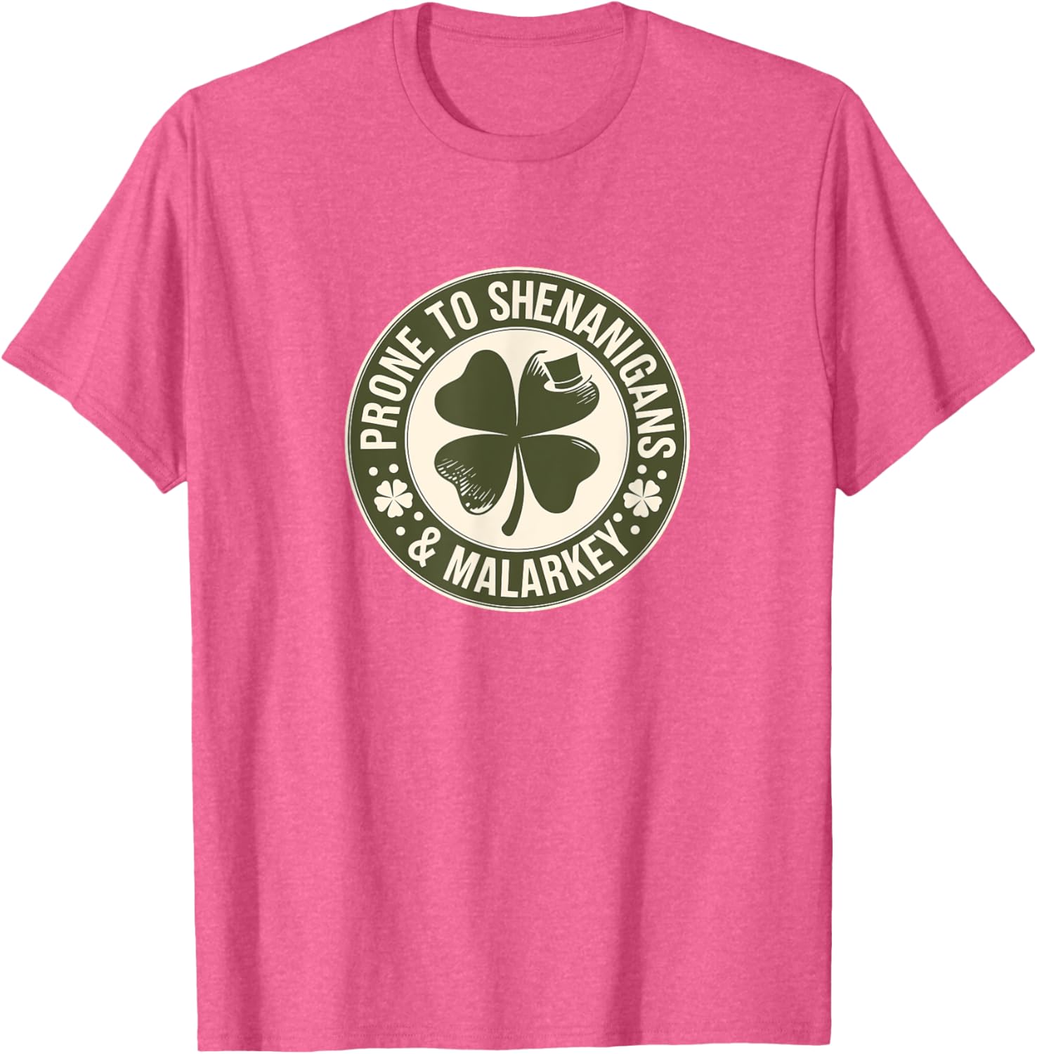 Prone to Shenanigans St Patrick's Day Clover T-Shirt for Fun Celebrations - 9