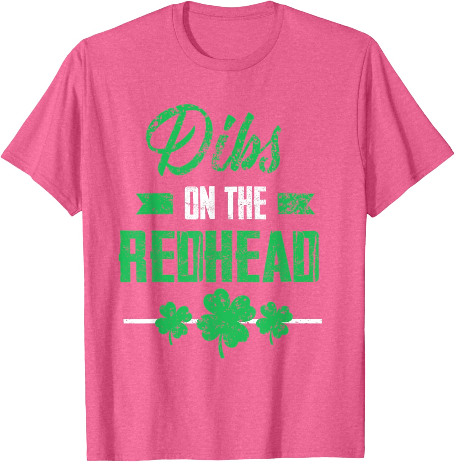 Dibs on the Redhead Shamrock Funny St Patricks Day T-Shirt for Laughs - 21