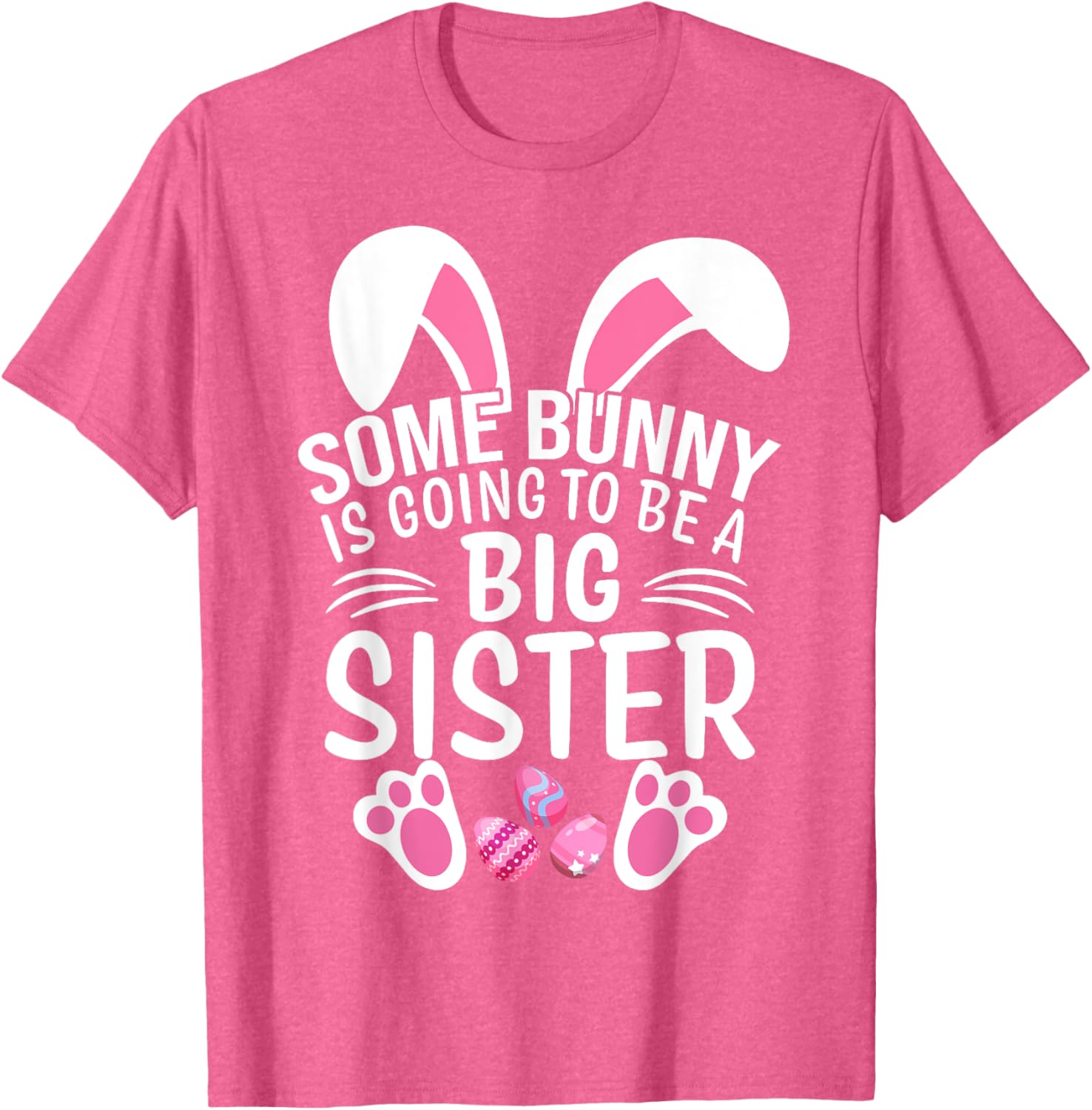 Some Bunny Is Going To Be A Big Sister Easter T-Shirt for Girls - 3