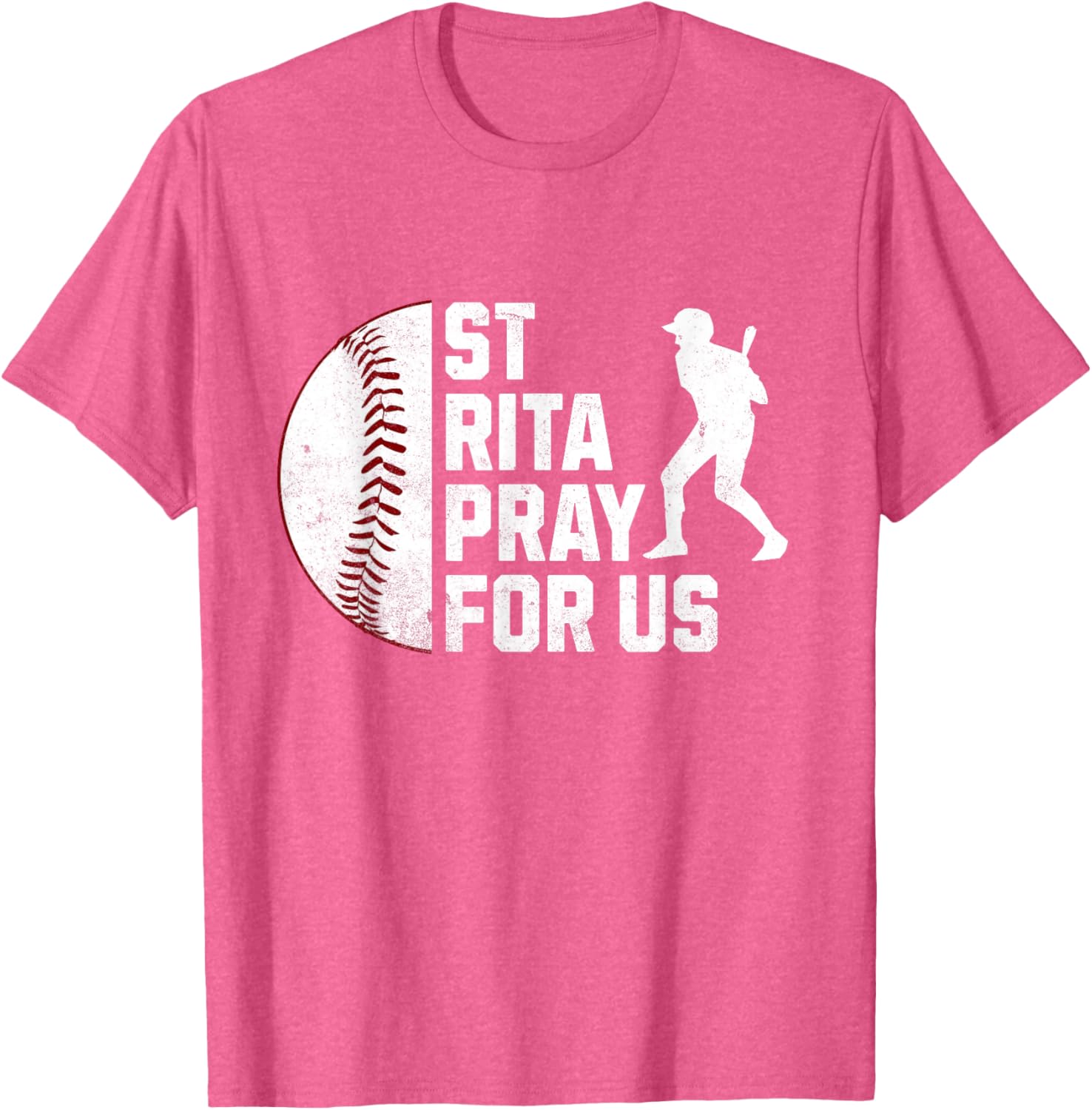 St Rita of Cascia Baseball Batter Patron Saint T-Shirt for Sports Lovers - 17