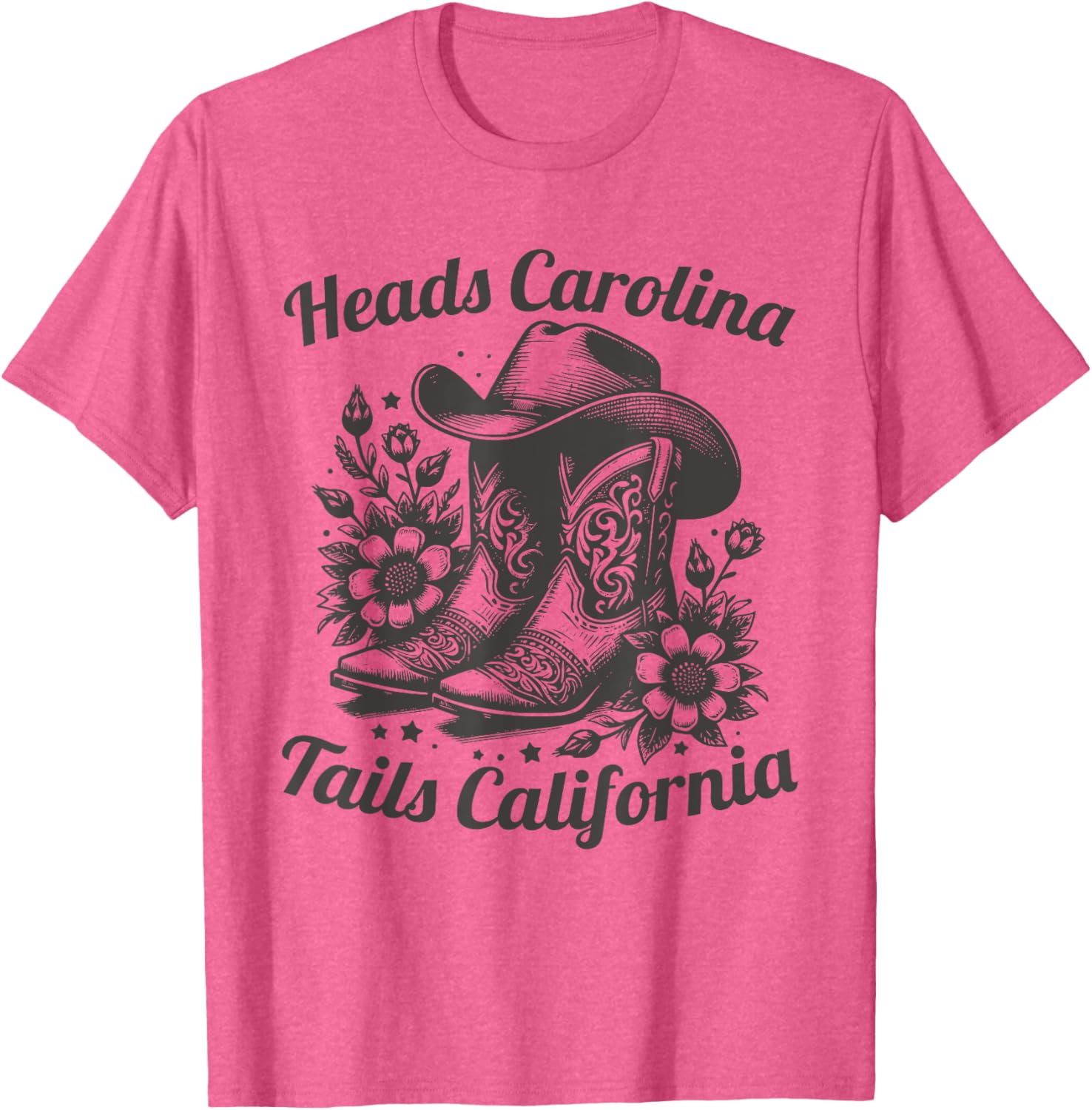 Retro Heads Carolina Tail California T-Shirt for Casual Style Lovers - 1
