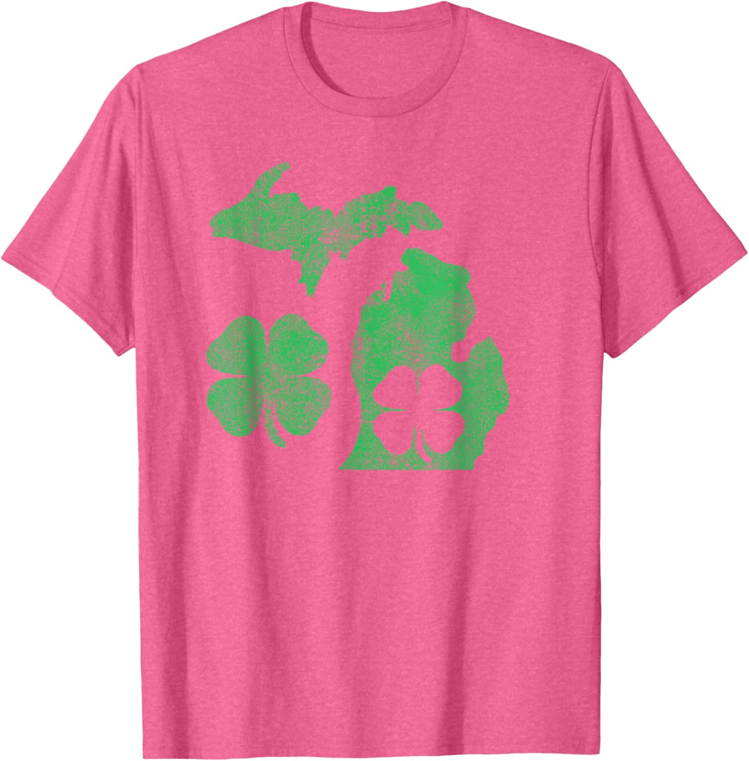 Michigan Shamrock St Patricks Day T-Shirt for Celebrating Irish Pride - 28
