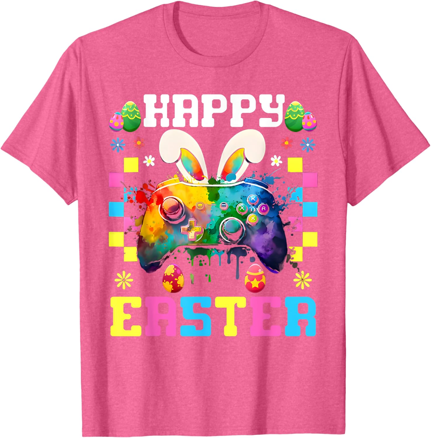 Easter Bunny Gamer T-Shirt for Boys and Girls Fun Video Game Apparel - 3