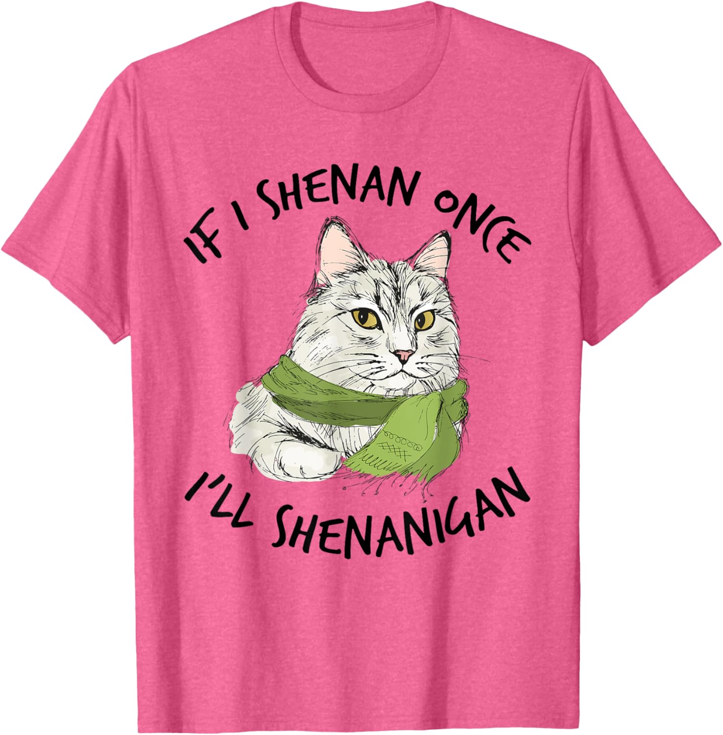 Funny Shenanigan Cat T-Shirt Perfect for Cat Lovers and Laughs - 1
