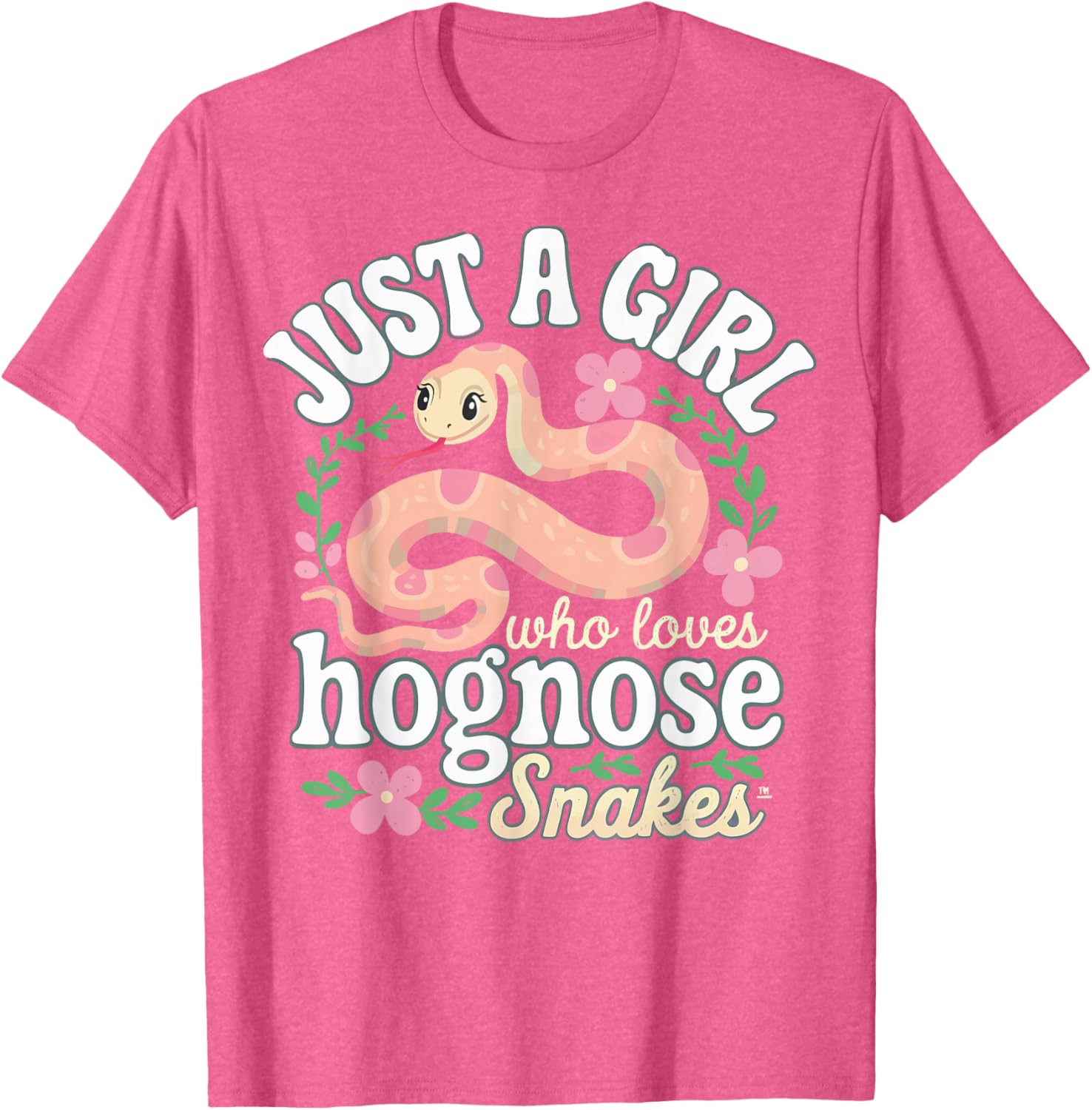 Just A Girl Who Loves Hognose Snakes Tee Shirt for Snake Lovers - 17