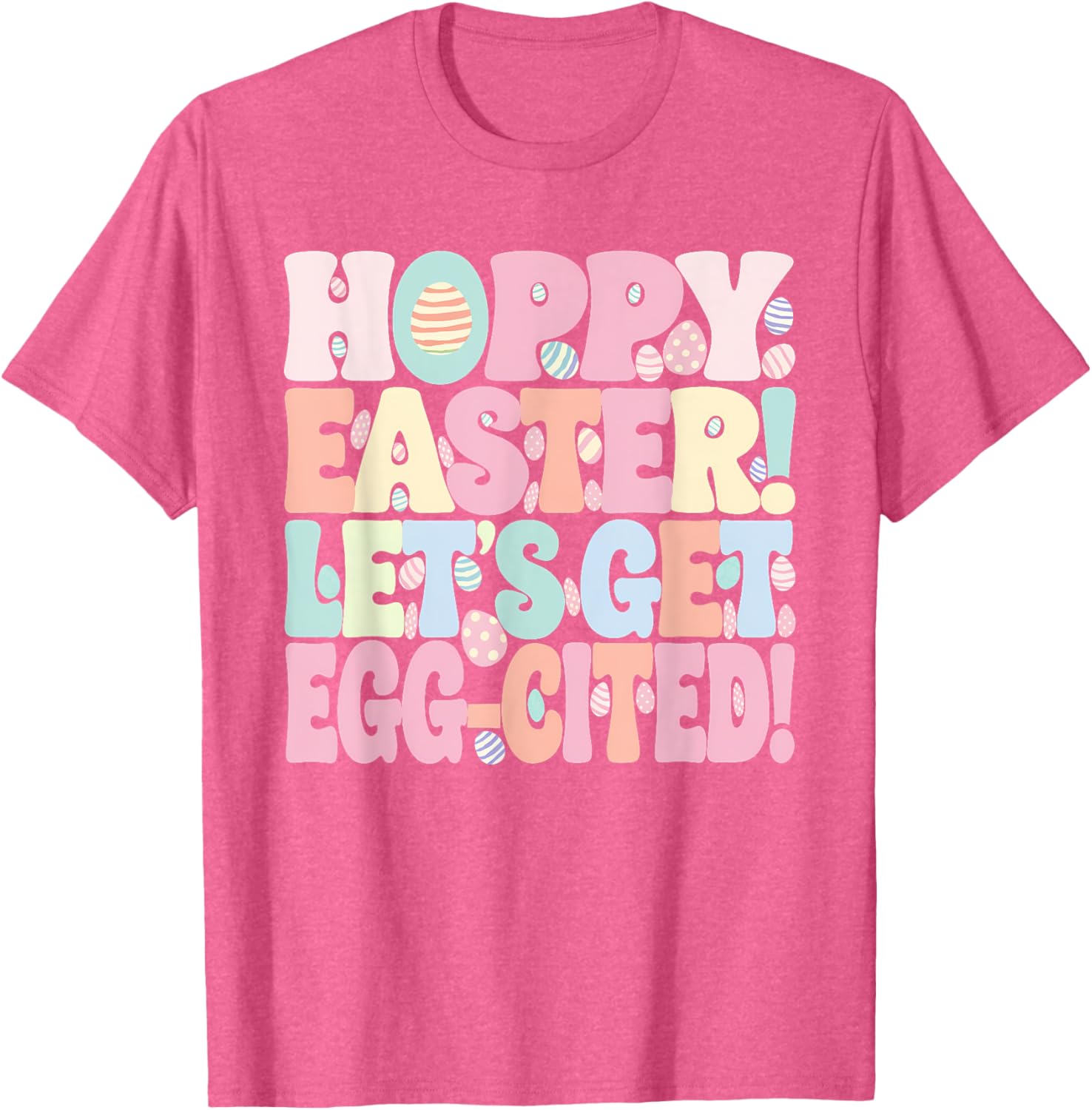 Funny Hoppy Easter Egg-cited T-Shirt for Festive Celebrations - 15