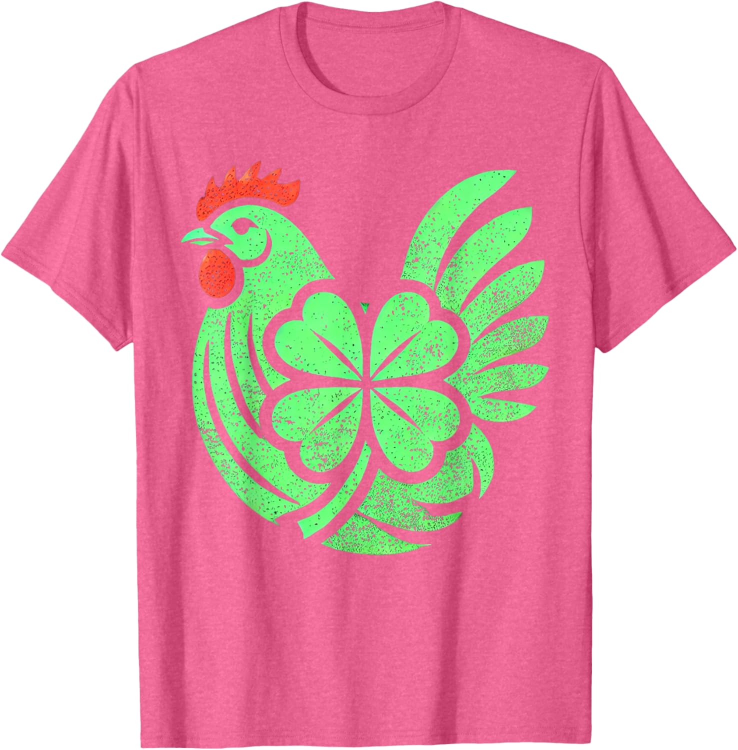 Cute Chicken Hen Shamrock St. Patrick's Day T-Shirt for Festive Fun - 5