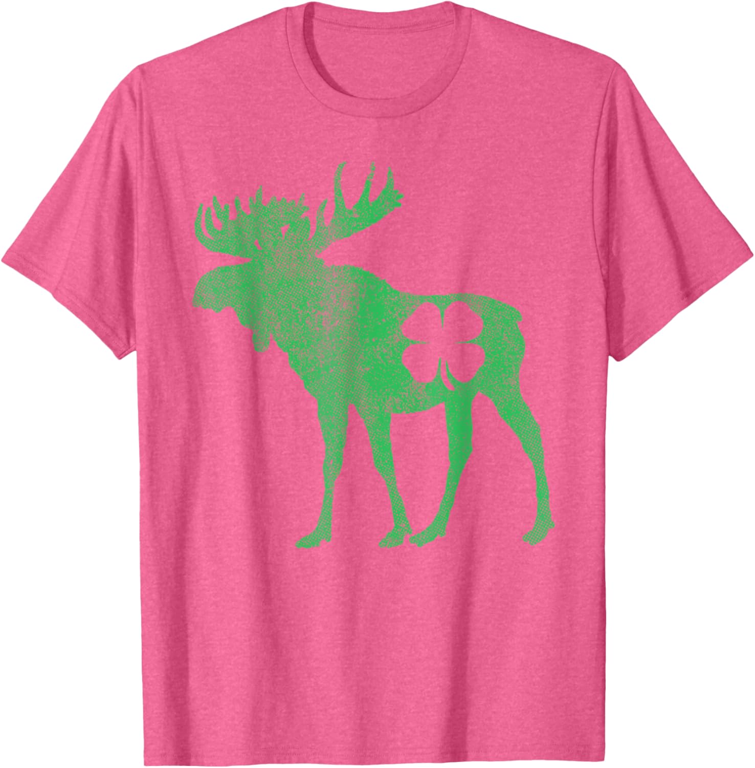 Funny Moose Shamrock St Patricks Day T-Shirt for Irish Celebration - 16
