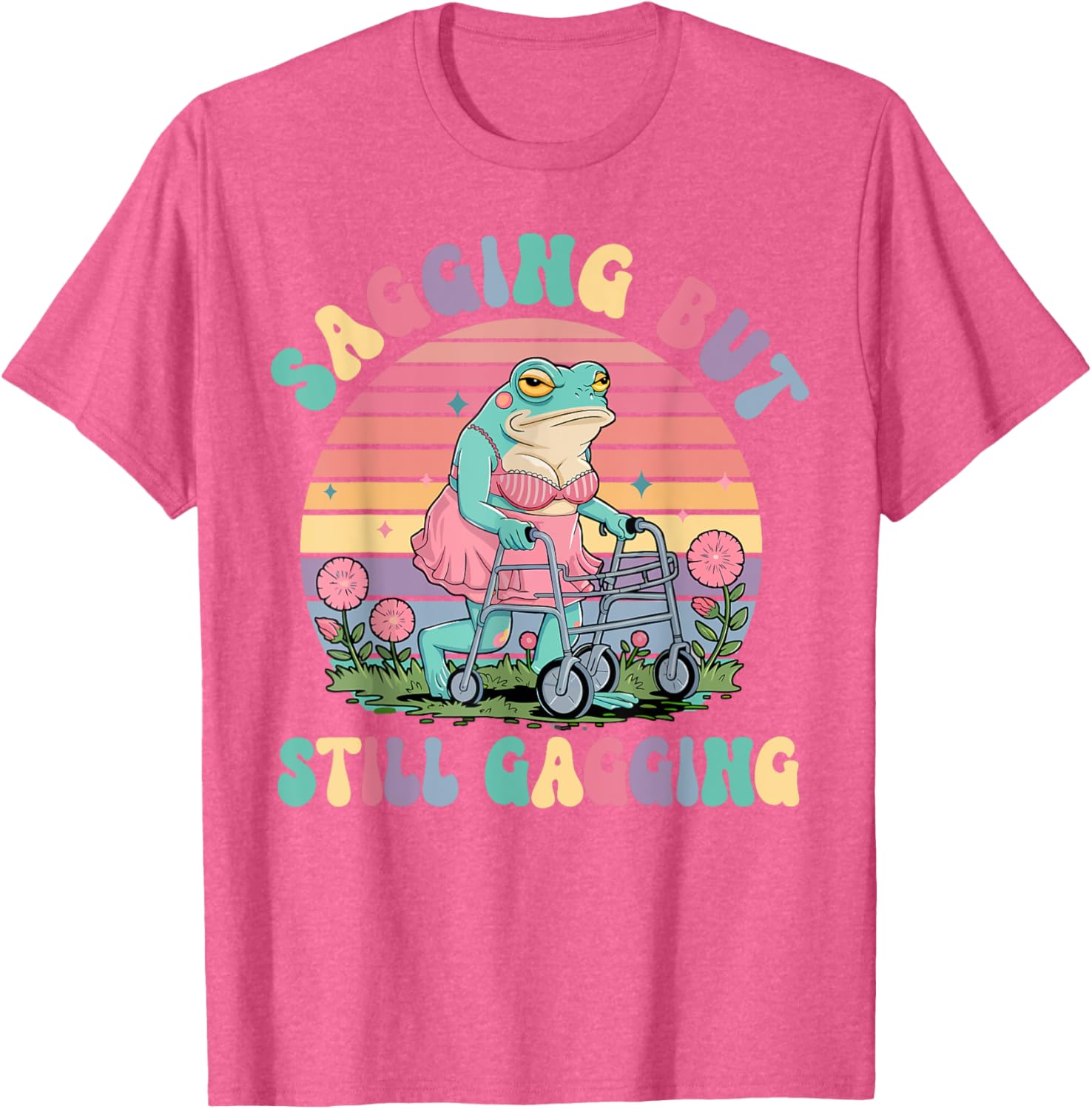 Funny Sagging Frog Meme T-Shirt for Adults - Embarrassing Gift Idea - 19