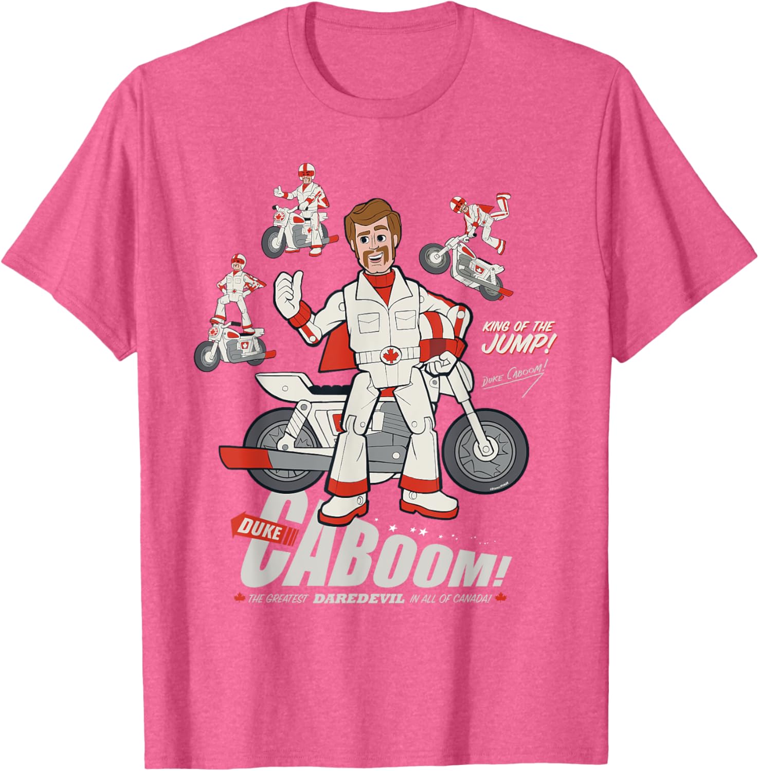 Disney Pixar Toy Story Duke Caboom Stuntman Fun Graphic T-Shirt - 20
